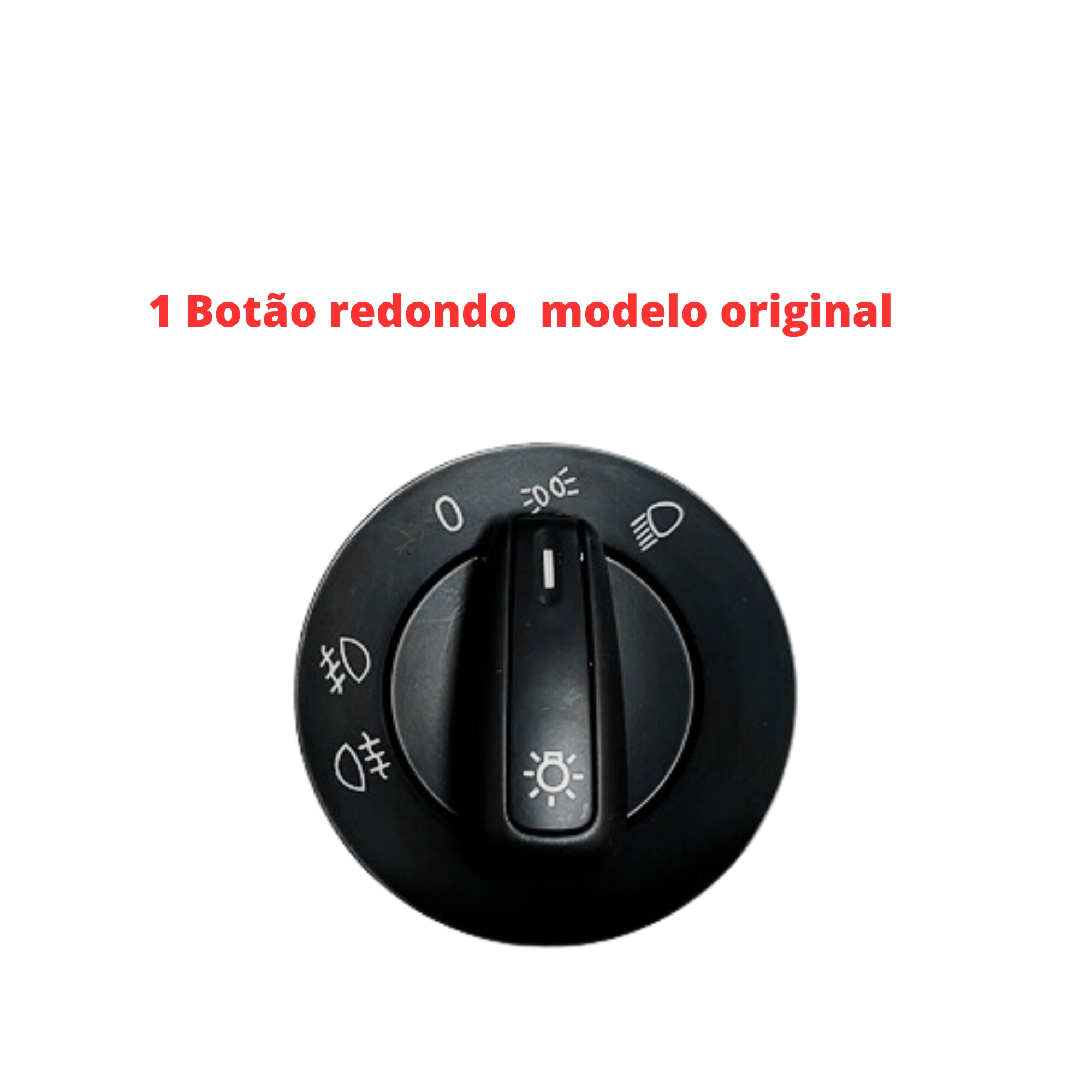 Kit Farol De Milha Gol G4 Suits 2006-2014 Botão Redondo Modelo Original - STS005VW