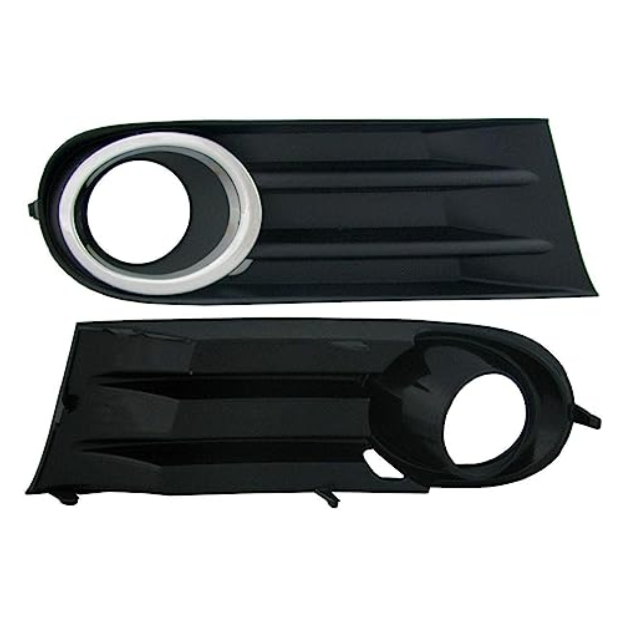 Kit Farol De Milha Gol G5 2008 2009 2010  2011 2012 2013 2 Molduras Pretas-  Suits STS016VW
