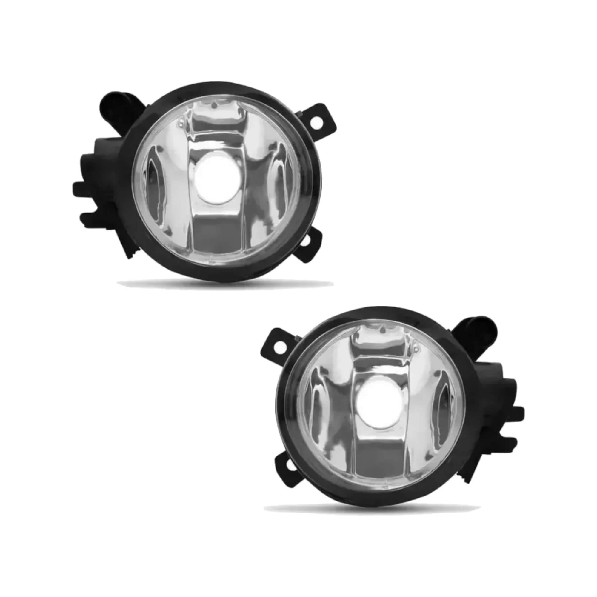 Kit Farol de Milha Gol G7 Botão Redondo Cromo Modelo Padrão Suits - STS078VW