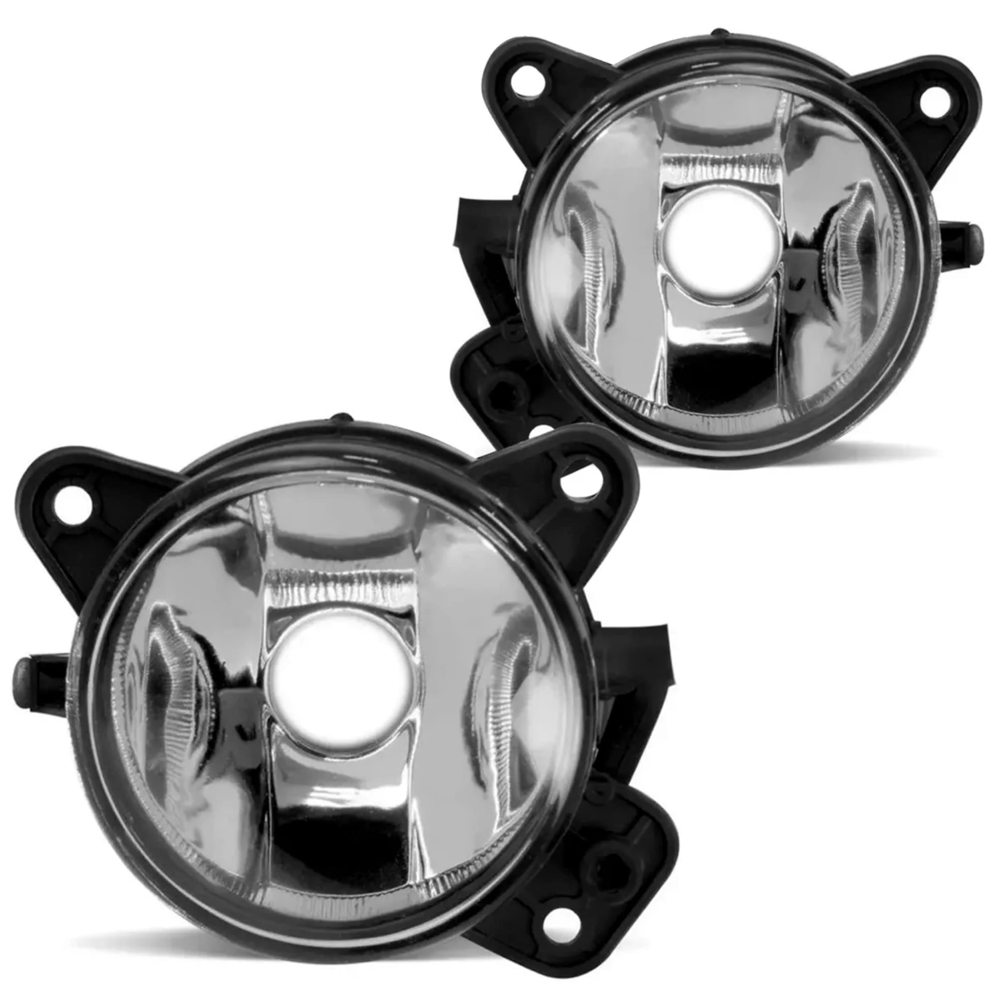 Kit Farol de Milha Gol G7 Encaixe Hb4 Moldura Cromo Botão Cromo Modelo Original Suits - STS087VW