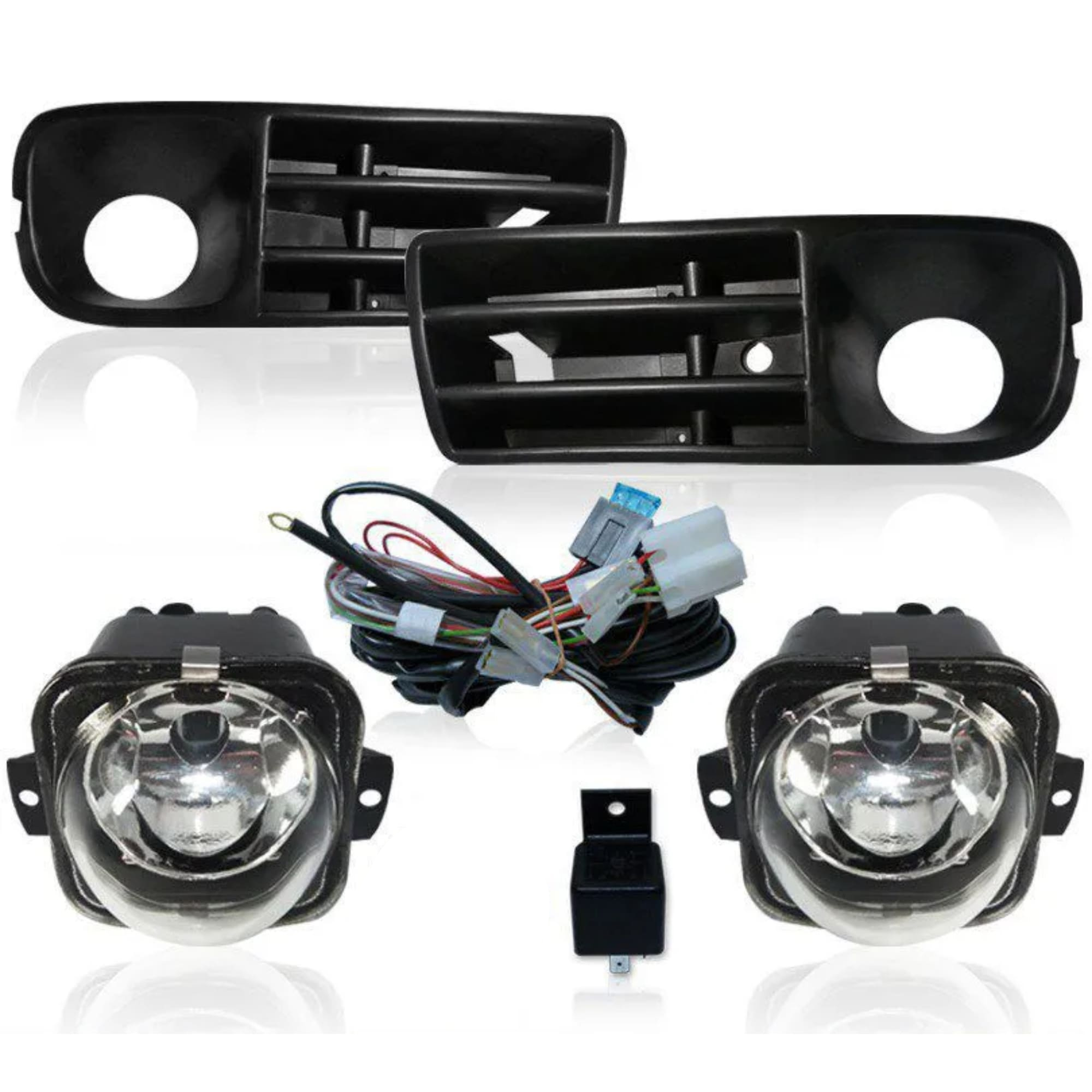 Kit Farol de Milha Golf 99/06 Moldura Botão Modelo Alternativo Colante Suits - STS007VW