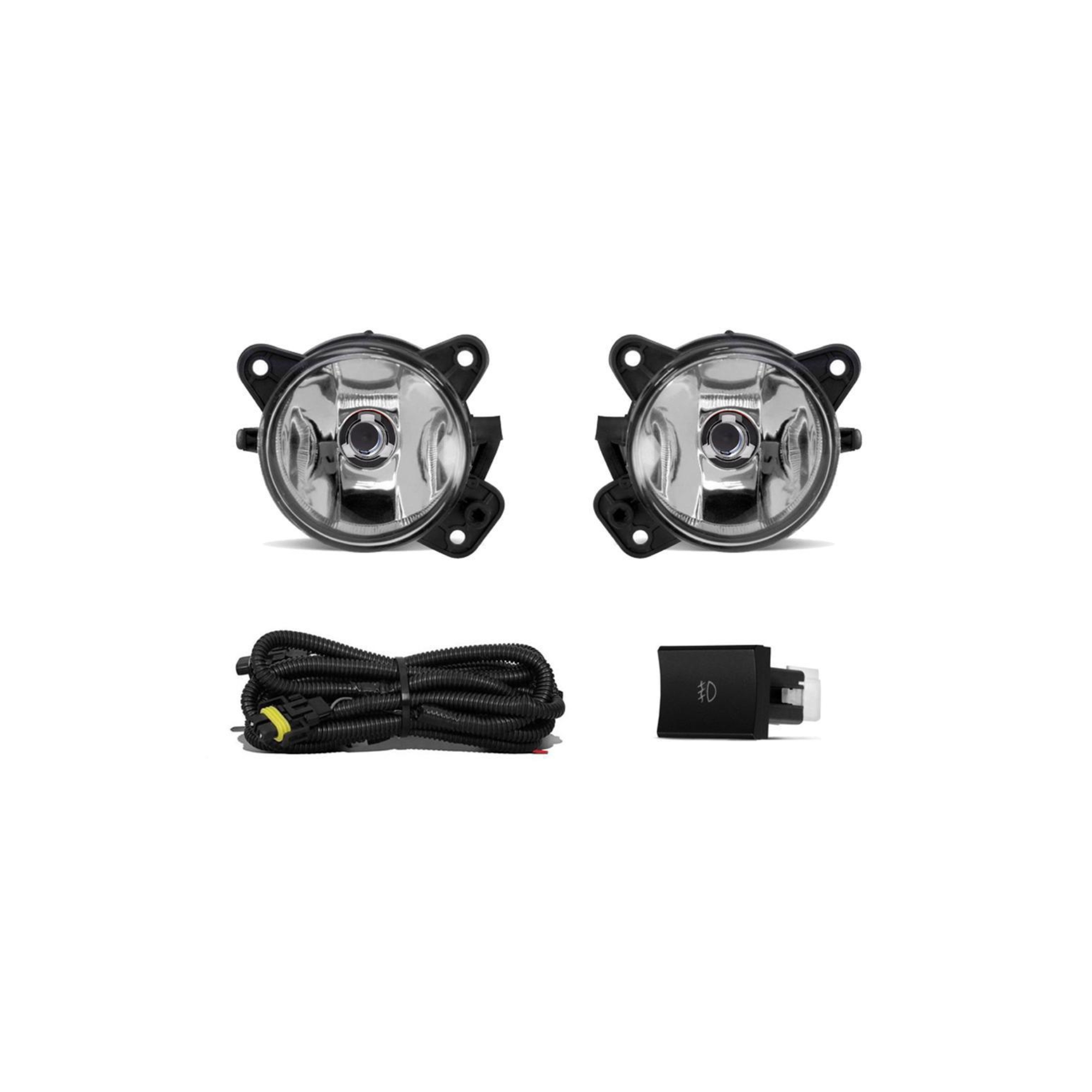Kit Par Farol de Milha Saveiro G6 2013 Até 2016 Botão Modelo Original Suits - STS004VW