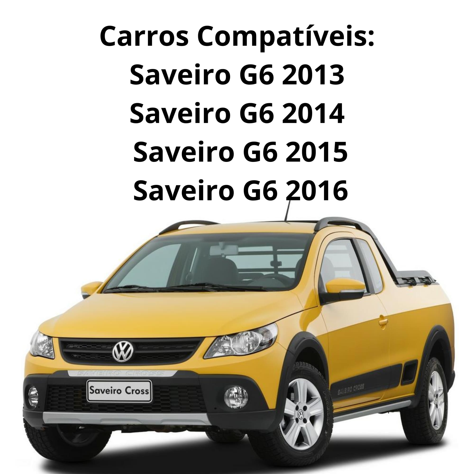 Kit Par Farol de Milha Saveiro G6 2013 Até 2016 Botão Modelo Original Suits - STS004VW