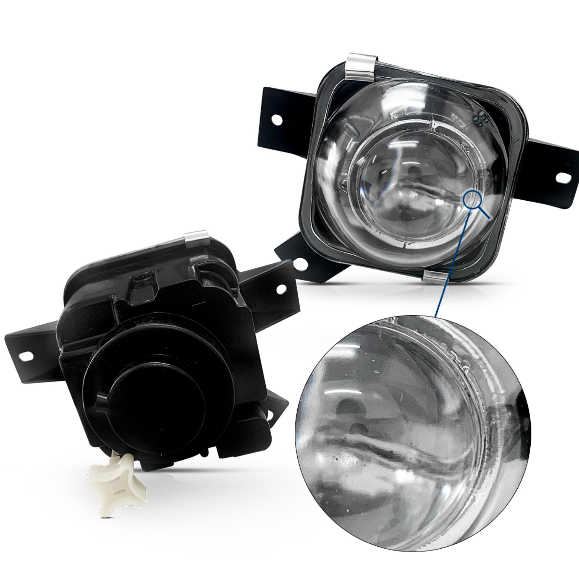 Kit Farol De Milha GOL G3/ Parati G3/ Saveiro G3 2003-2005 Botão Modelo Padrão Suits-STS057VW