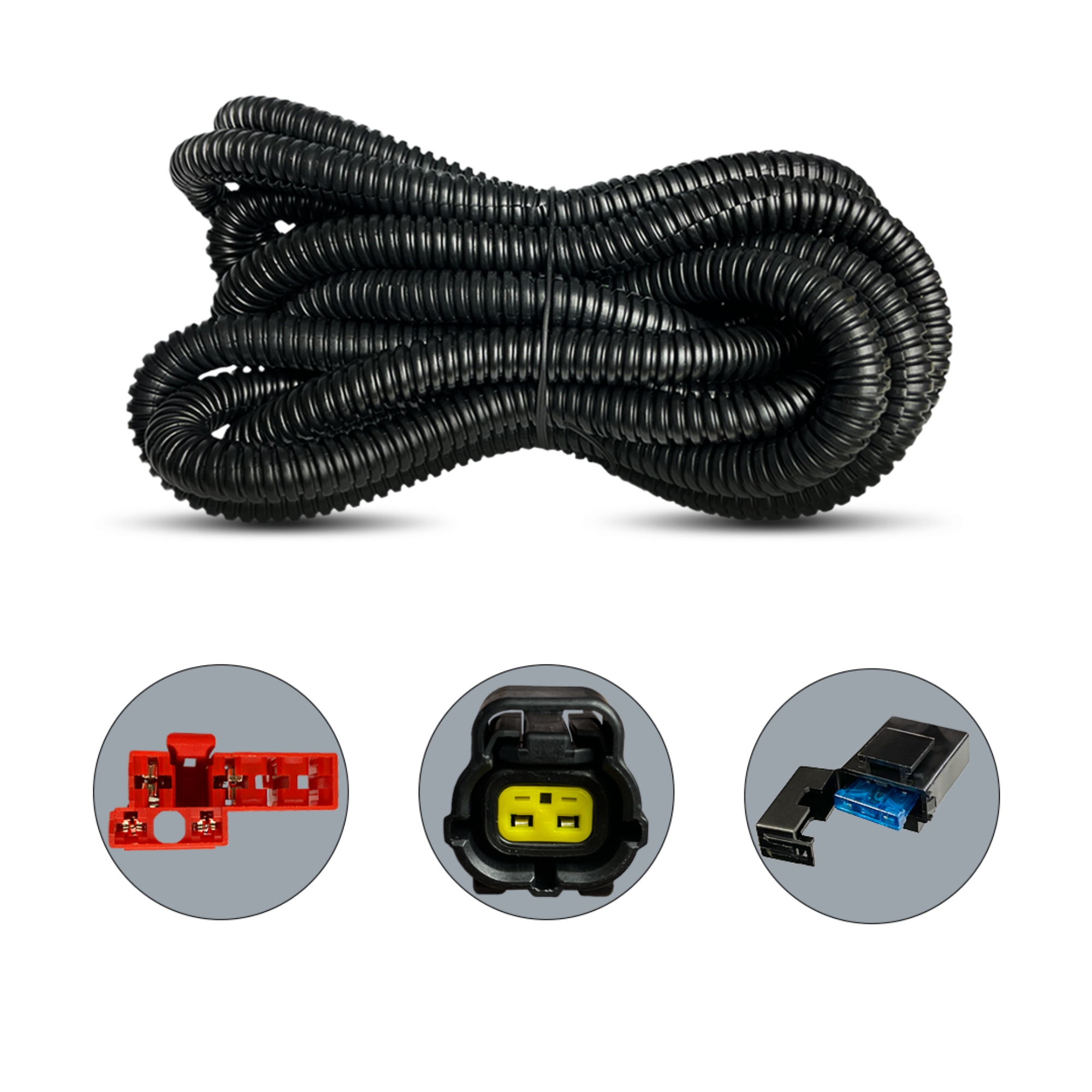 Kit Farol De Milha GOL G3/ Parati G3/ Saveiro G3 2003-2005 Botão Modelo Padrão Suits-STS057VW