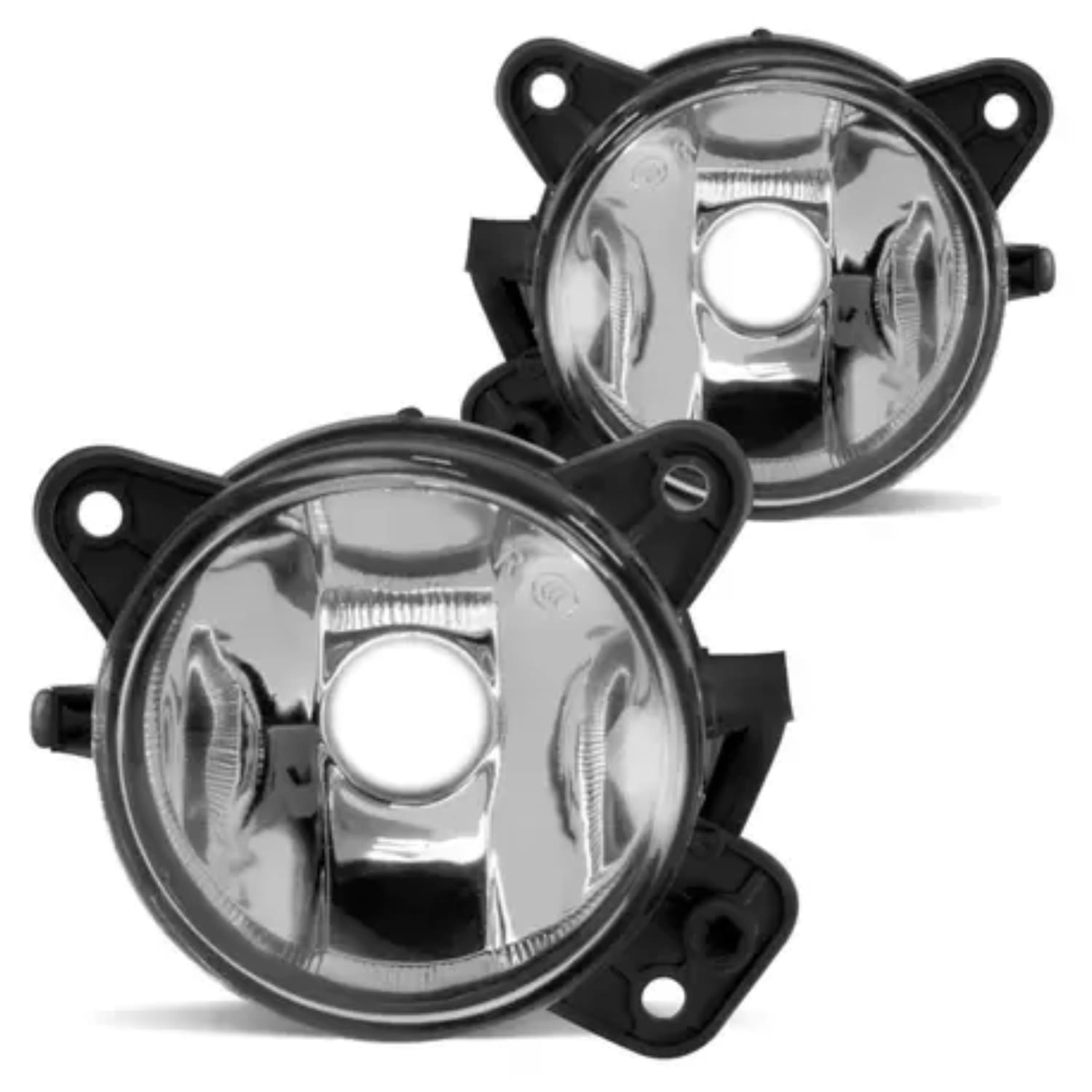 Kit Farol de Milha Polo 07/09 Moldura Preta Botão Longo Modelo Original Suits - GR034VW