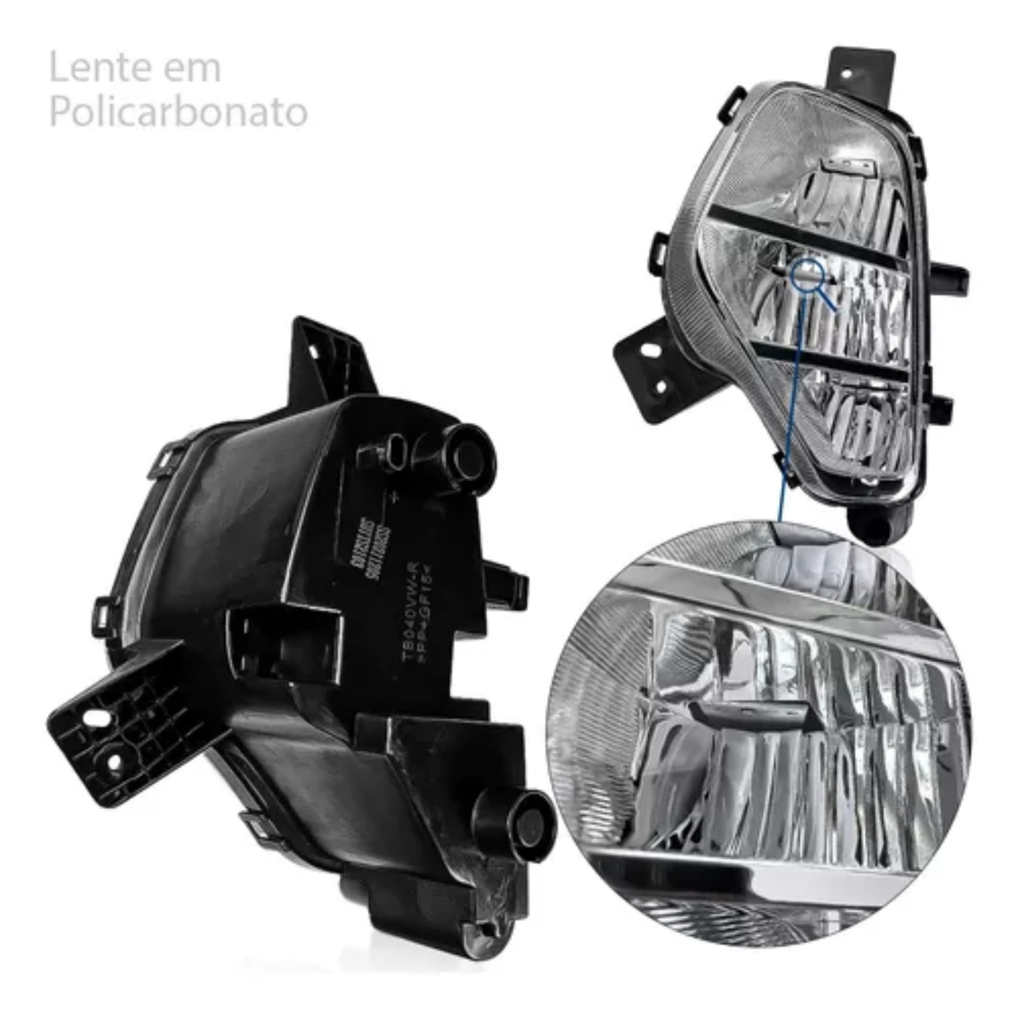 Kit Par Farol de Milha Nivus 2020 até 2024 Moldura Preta Botão Modelo Original Suits - STS080VW