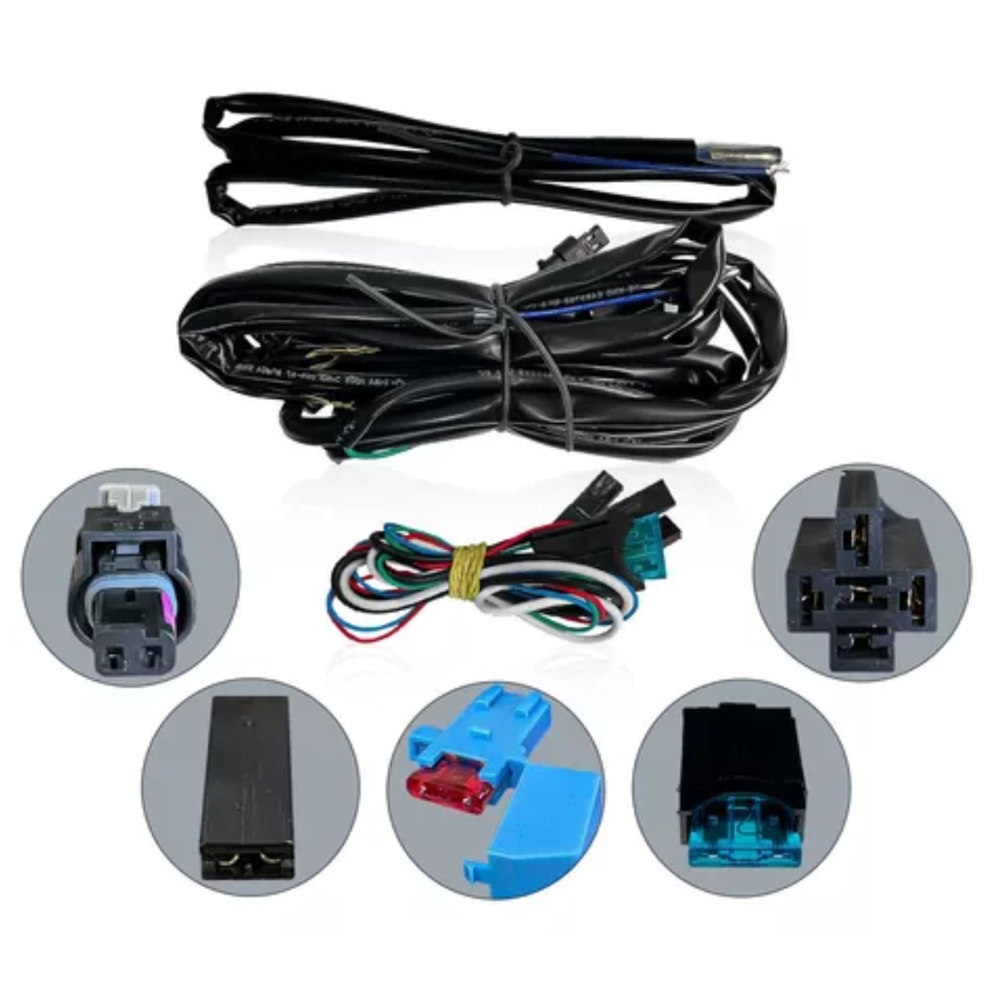 Kit Par Farol de Milha Nivus 2020 até 2024 Moldura Preta Botão Modelo Original Suits - STS080VW