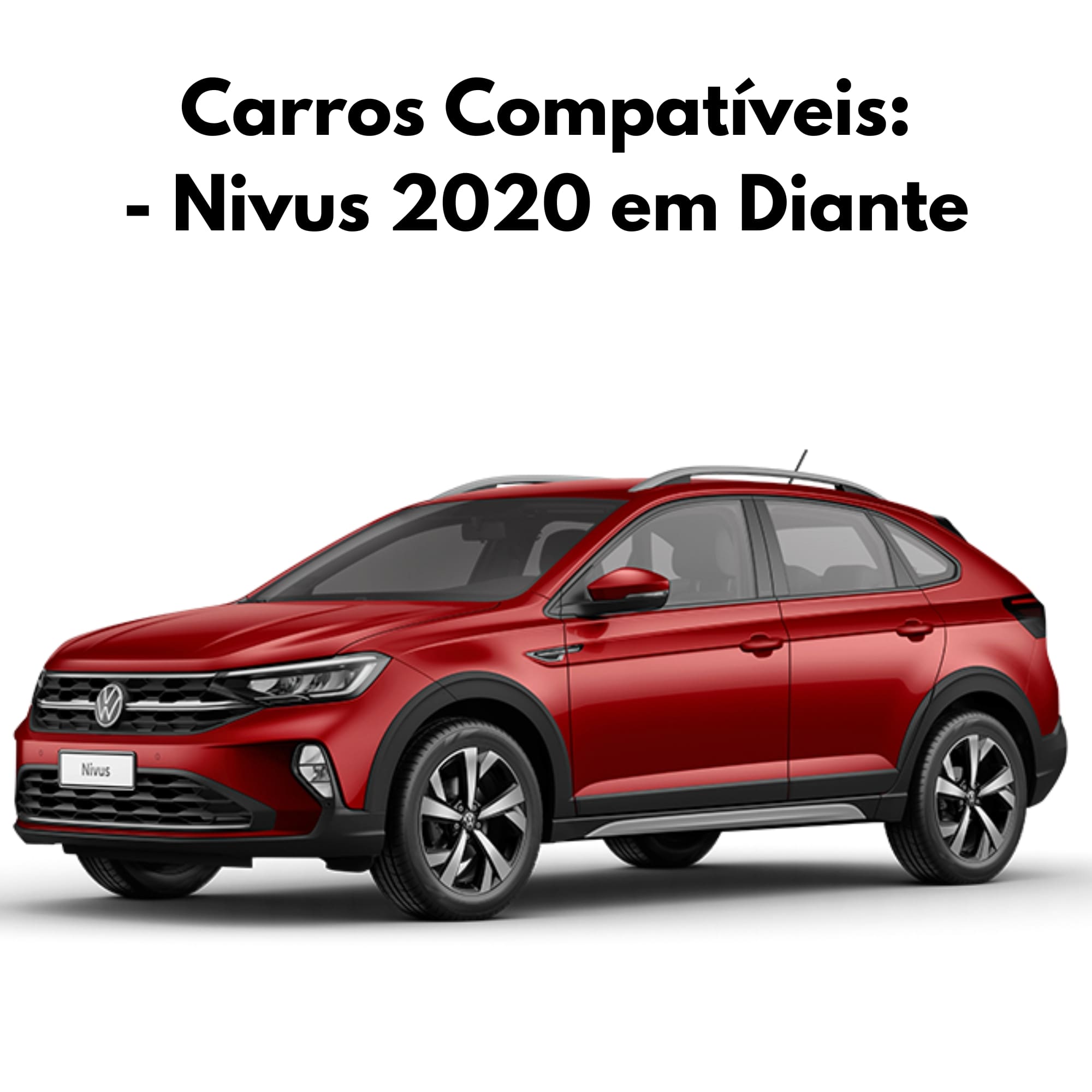 Kit Par Farol de Milha Nivus 2020 até 2024 Moldura Preta Botão Modelo Original Suits - STS080VW