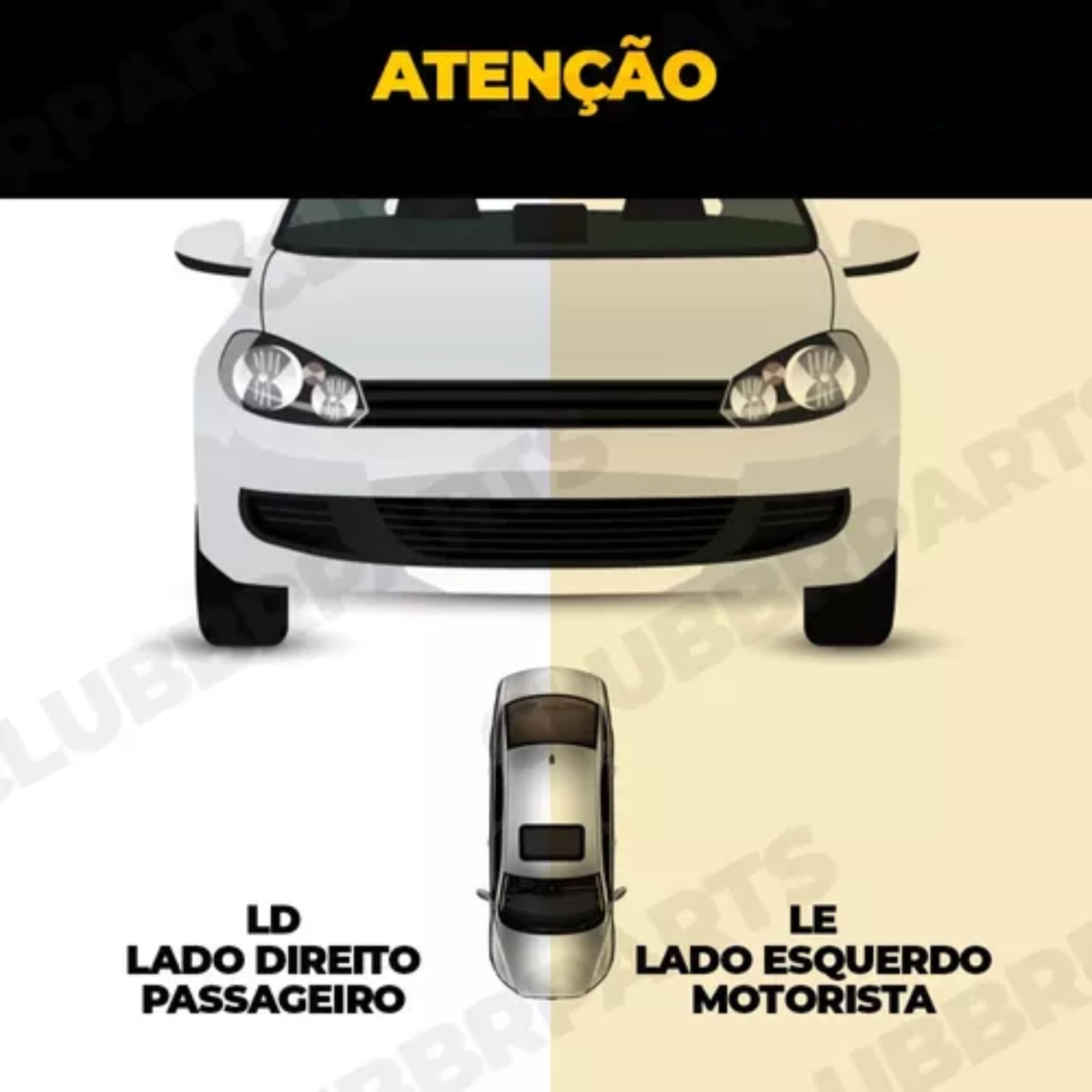 Kit Par Farol de Milha Civic 2009 até 2011 Moldura Preta Botão Modelo Original Suits - STS208HD