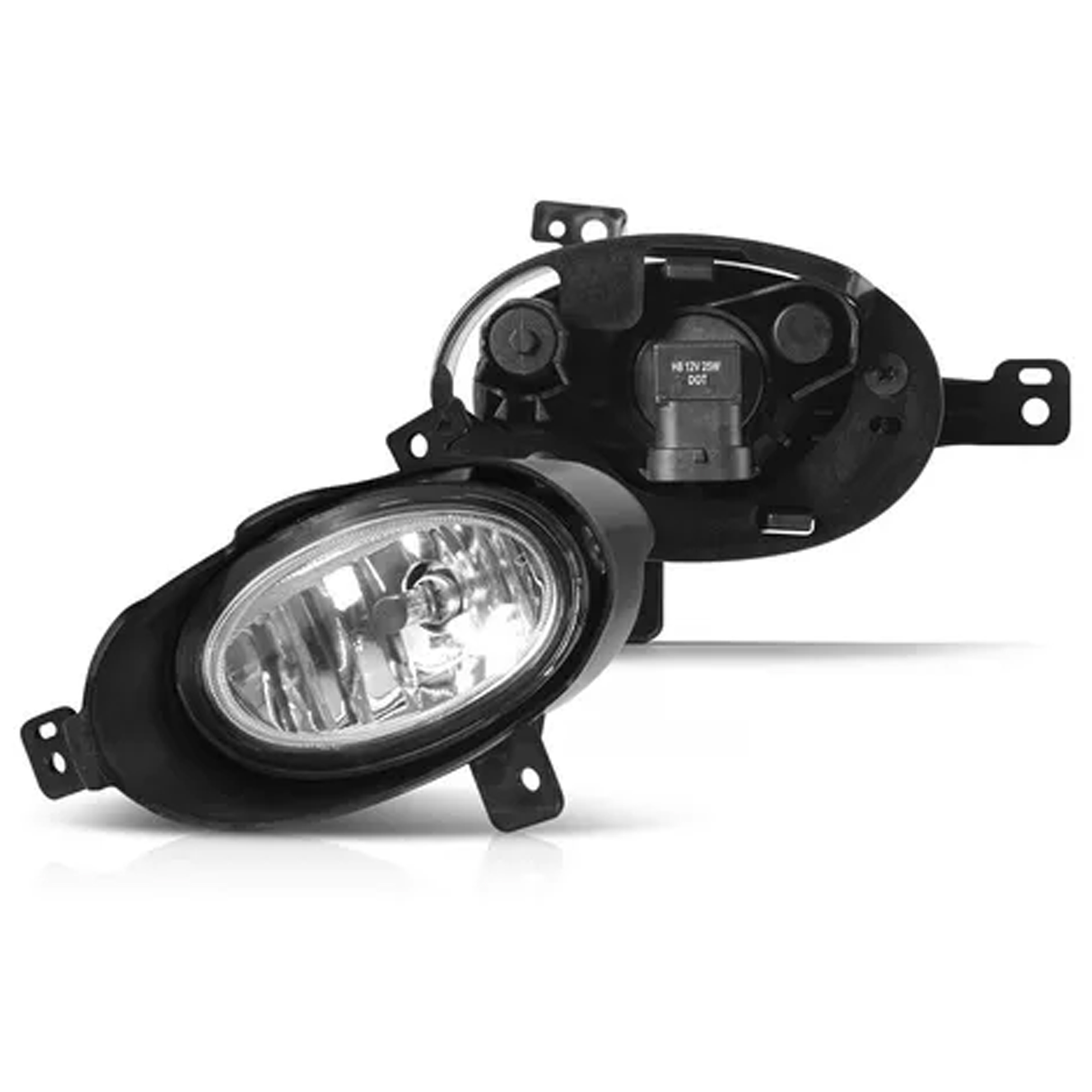 Kit Farol De Milha HRV 2015 Moldura Cromo Botão Modelo Original - Suits STS224HD