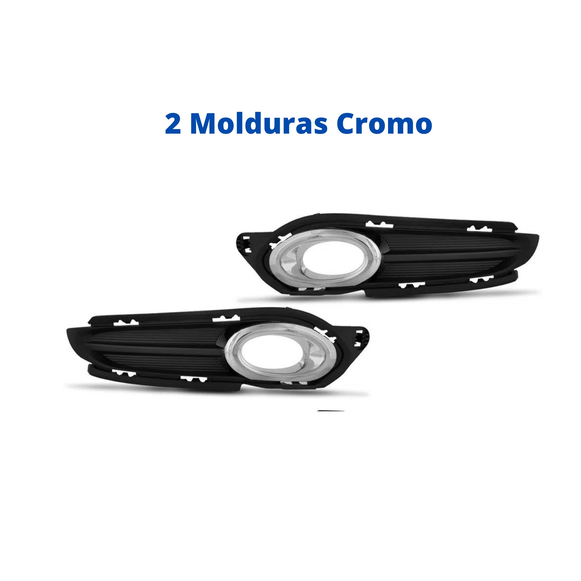 Kit Farol De Milha HRV 2015 Moldura Cromo Botão Modelo Original - Suits STS224HD