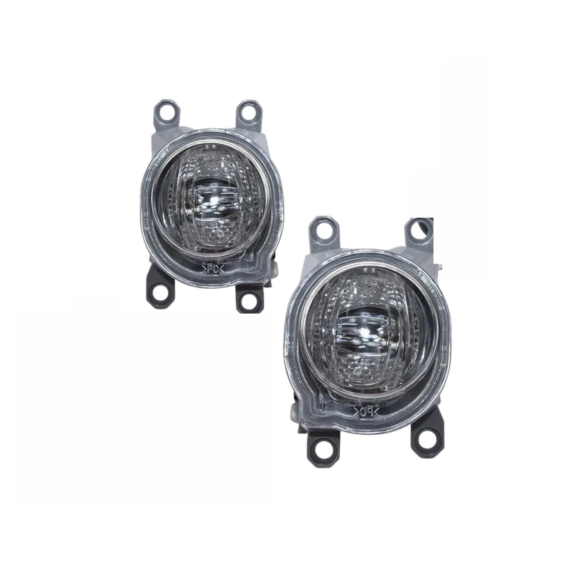 Kit Farol De Milhas Corolla 2020 Moldura Cromo Botão Original - Suits STS536TA