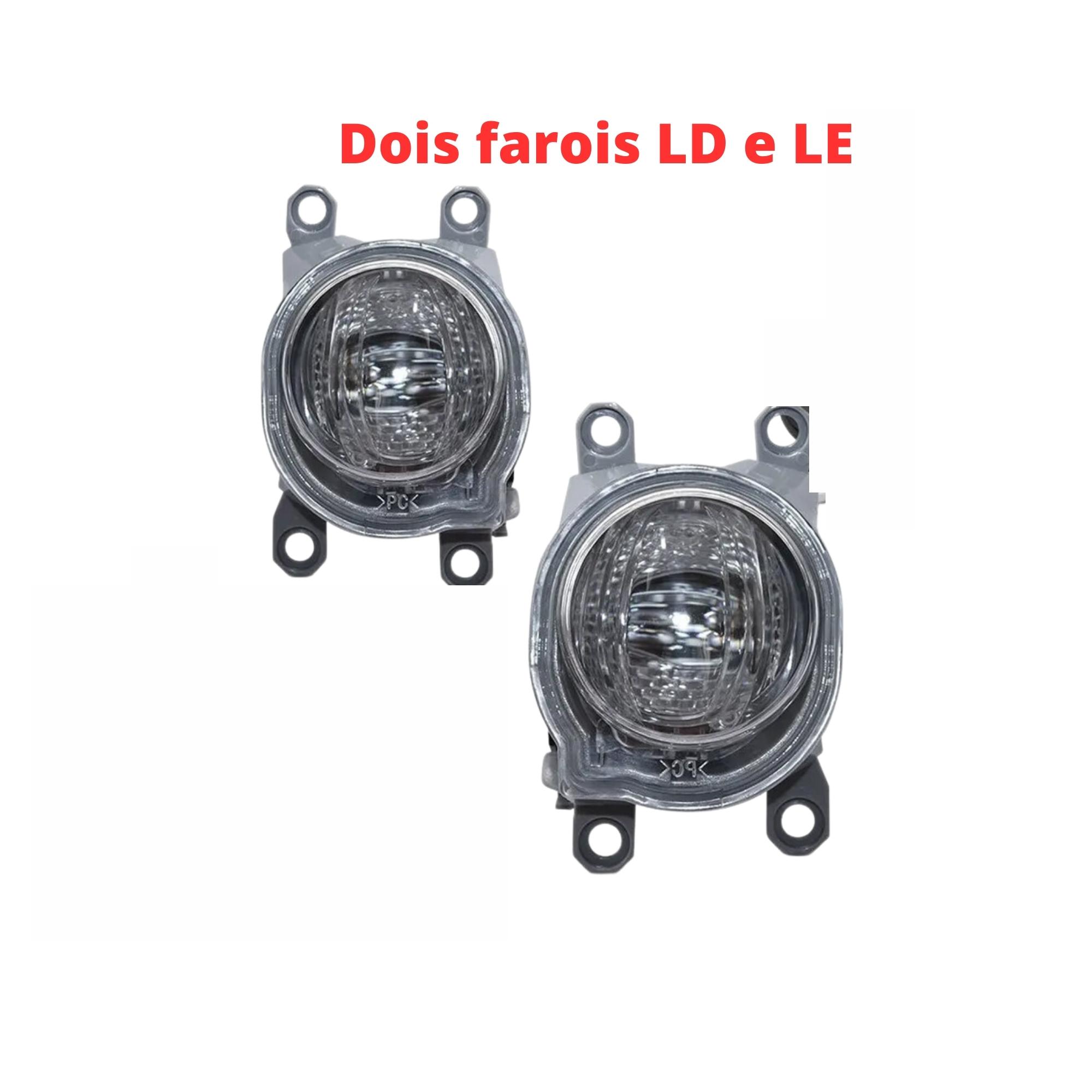 Kit Farol De Milhas Corolla 2020 Moldura Cromo Botão Original - Suits STS536TA