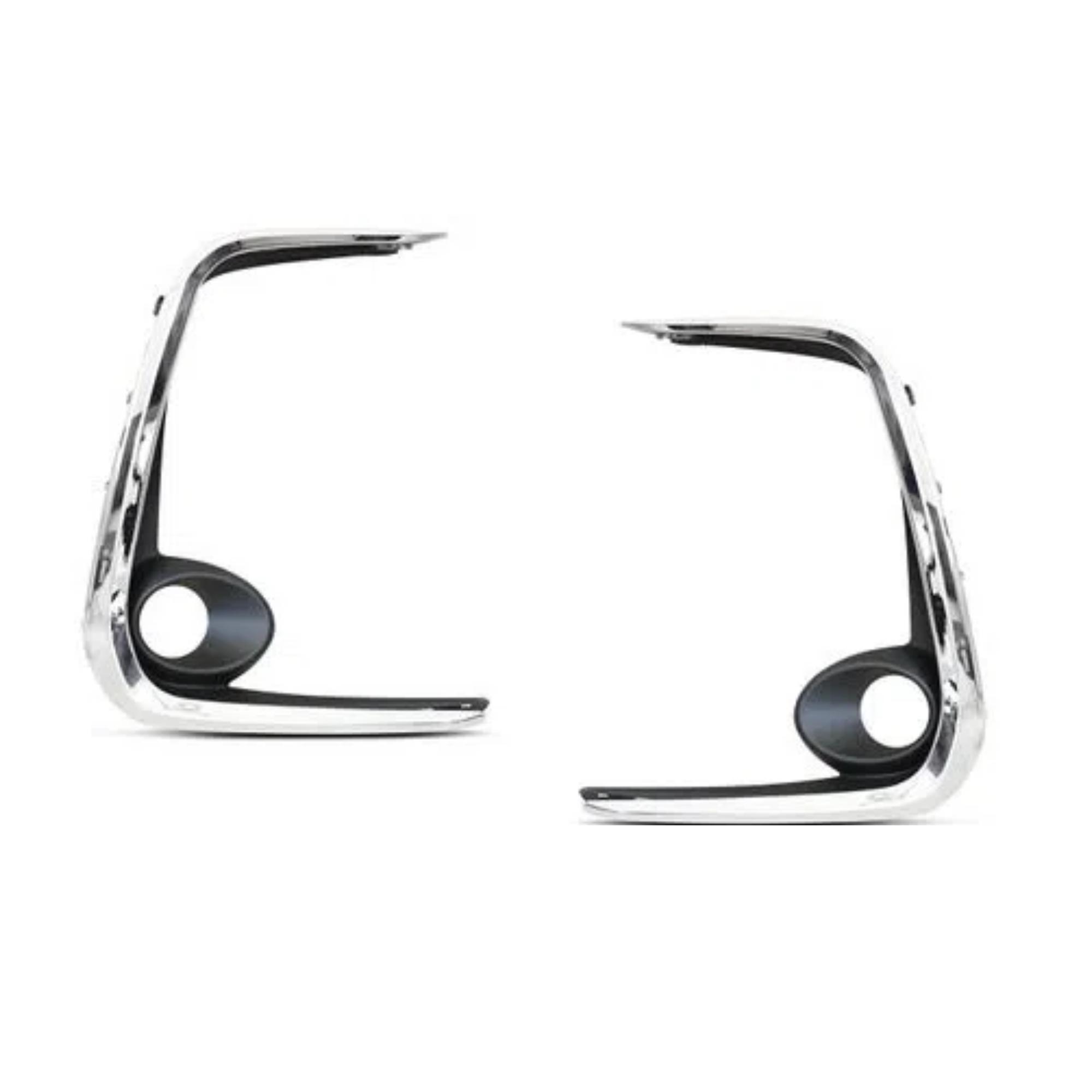 Kit Farol De Milhas Corolla 2020 Moldura Cromo Botão Original - Suits STS536TA