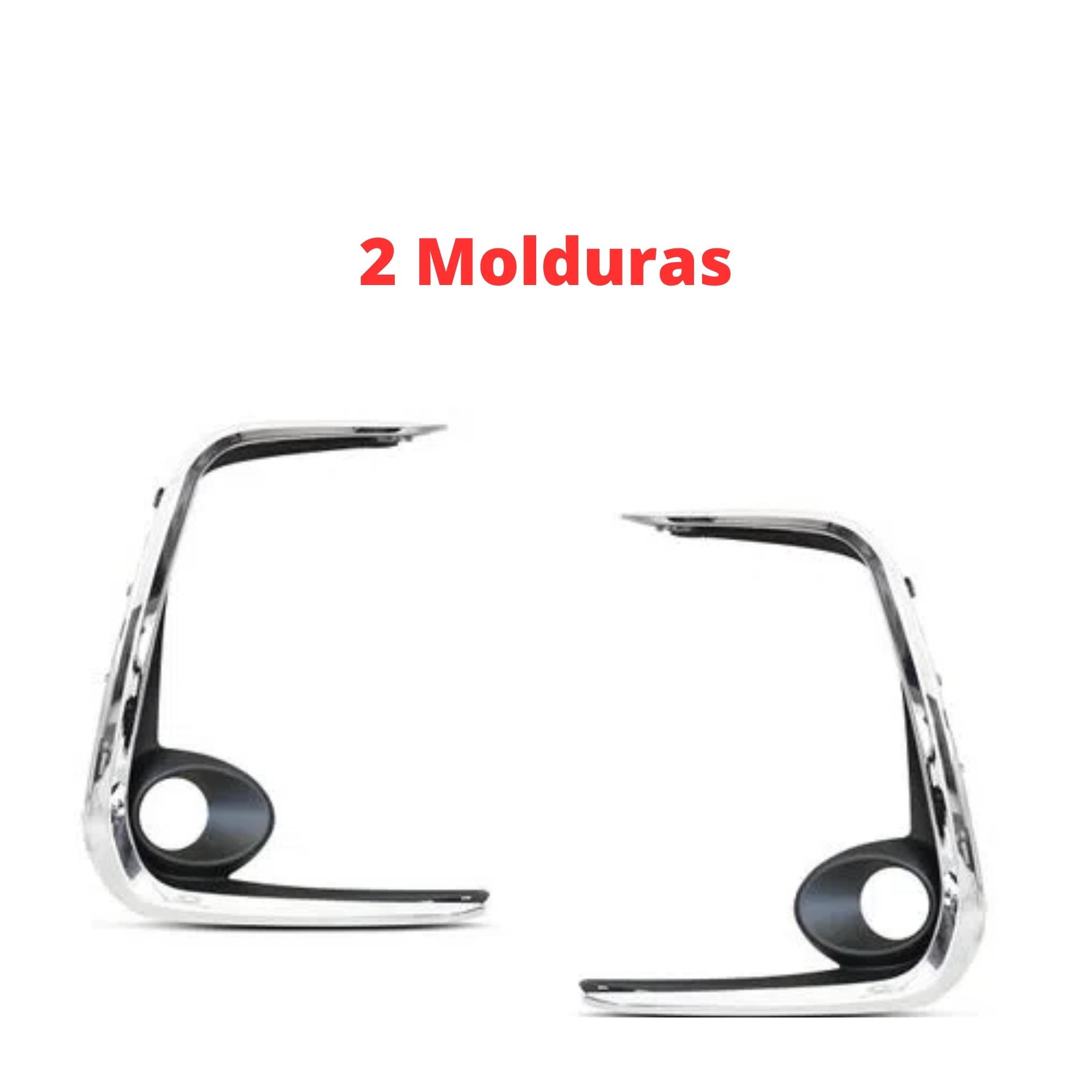 Kit Farol De Milhas Corolla 2020 Moldura Cromo Botão Original - Suits STS536TA