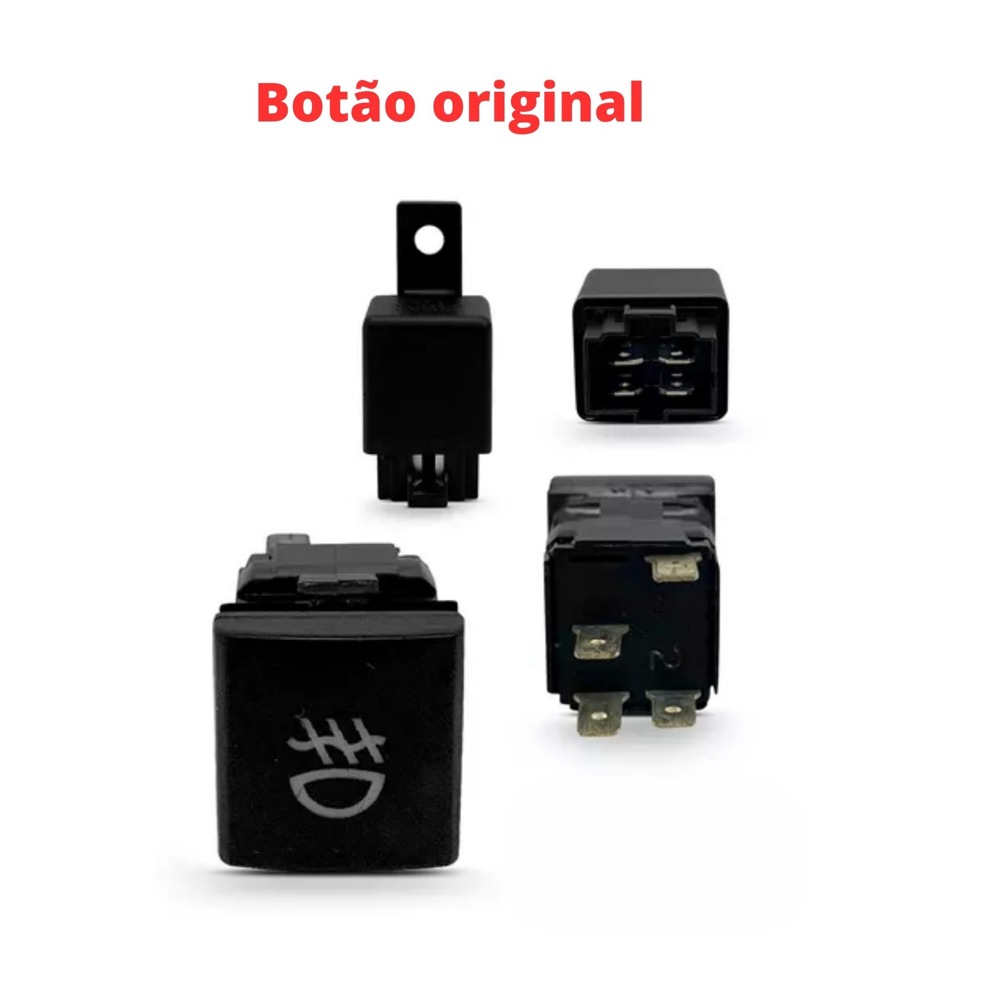 Kit Farol De Milhas Corolla 2020 Moldura Cromo Botão Original - Suits STS536TA