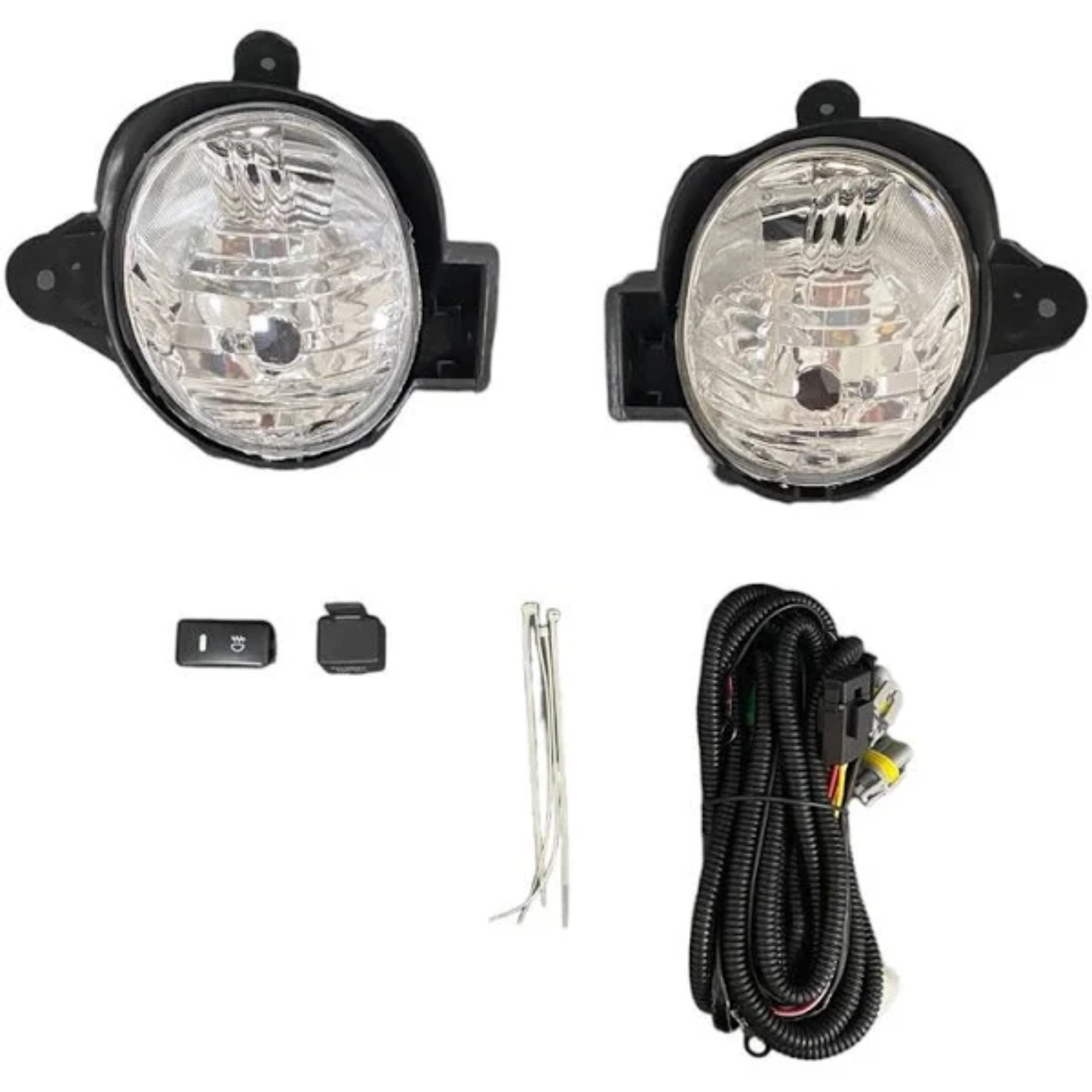 Kit Farol de Milha Hilux 12/15 BOTAO Motão Modelo Original Exelente Acabamento Suits - STS509TA