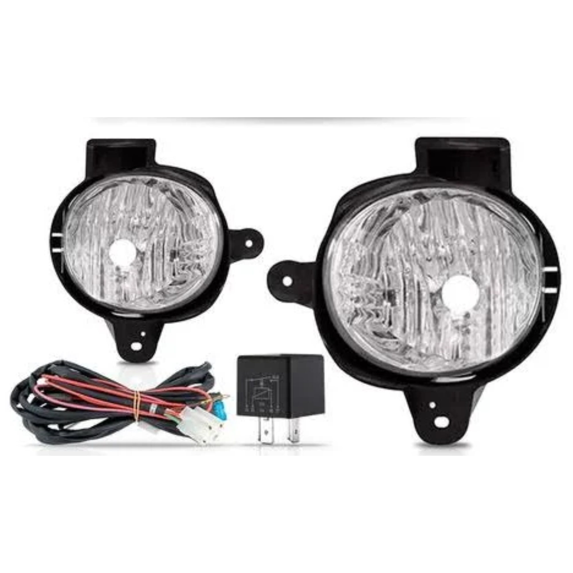 Kit Farol de Milha Hilux 12/15 BOTAO Motão Modelo Original Exelente Acabamento Suits - STS509TA