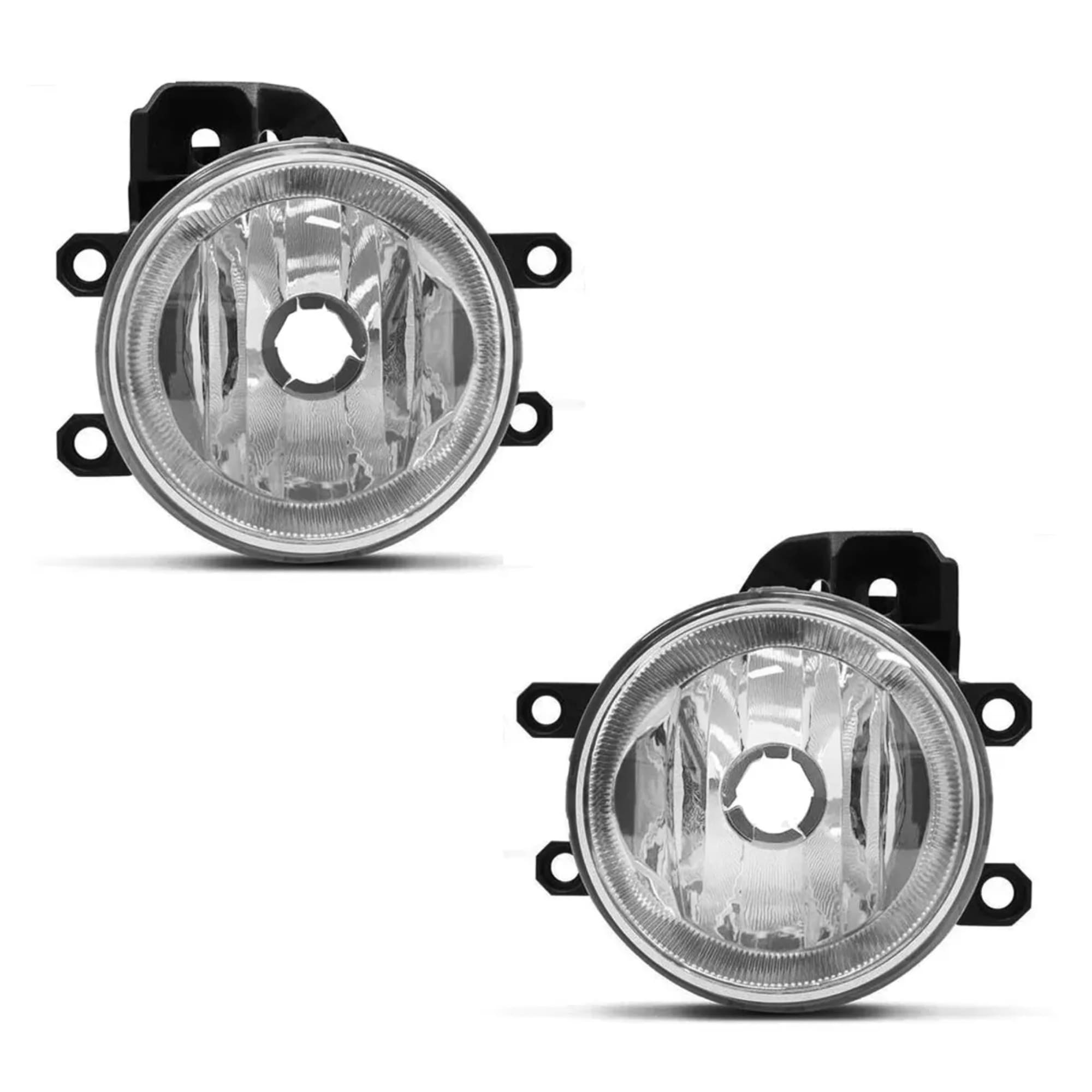 Kit Farol de Milha Hilux 16/18 Moldura Cromo Botão Modelo Original Suits - STS518TA