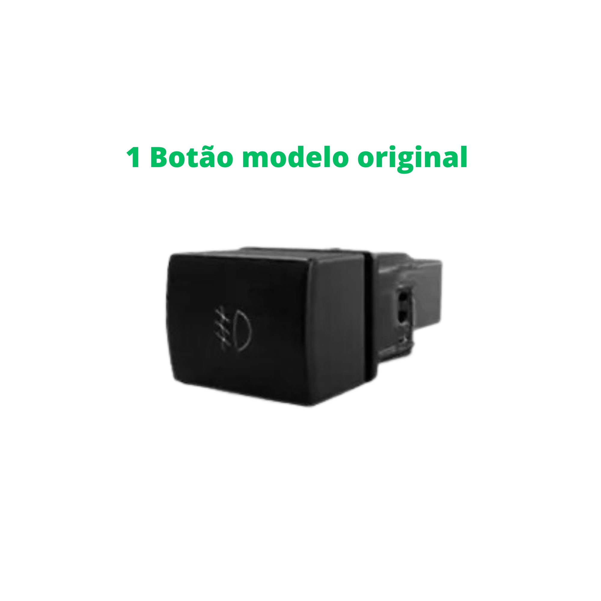 Kit Farol De Milha Hilux 2021 Botão Original Moldura Preta 2 Farois LD e LE - Suits STS537TA