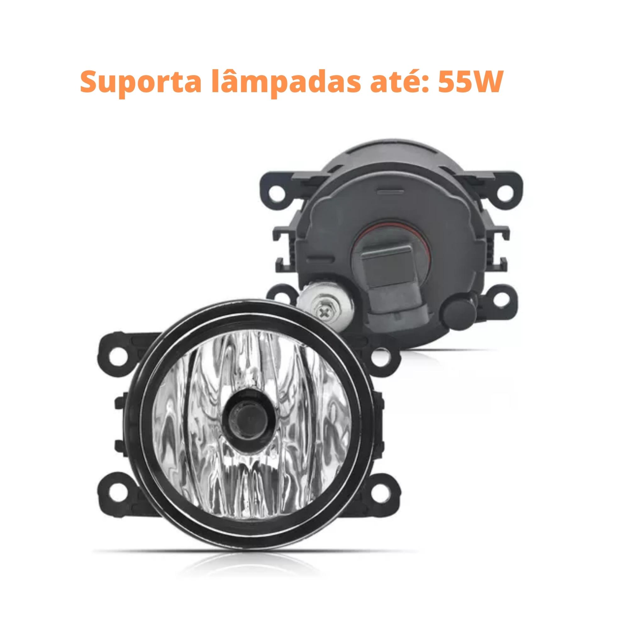 Kit Farol de Milha Frontier 2008 2009 2010 2011 2012 Botão Original Moldura - Suits STS301NS