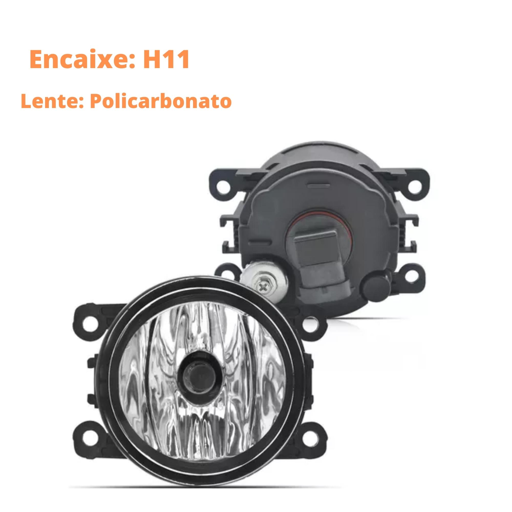 Kit Farol de Milha Frontier 2008 2009 2010 2011 2012 Botão Original Moldura - Suits STS301NS
