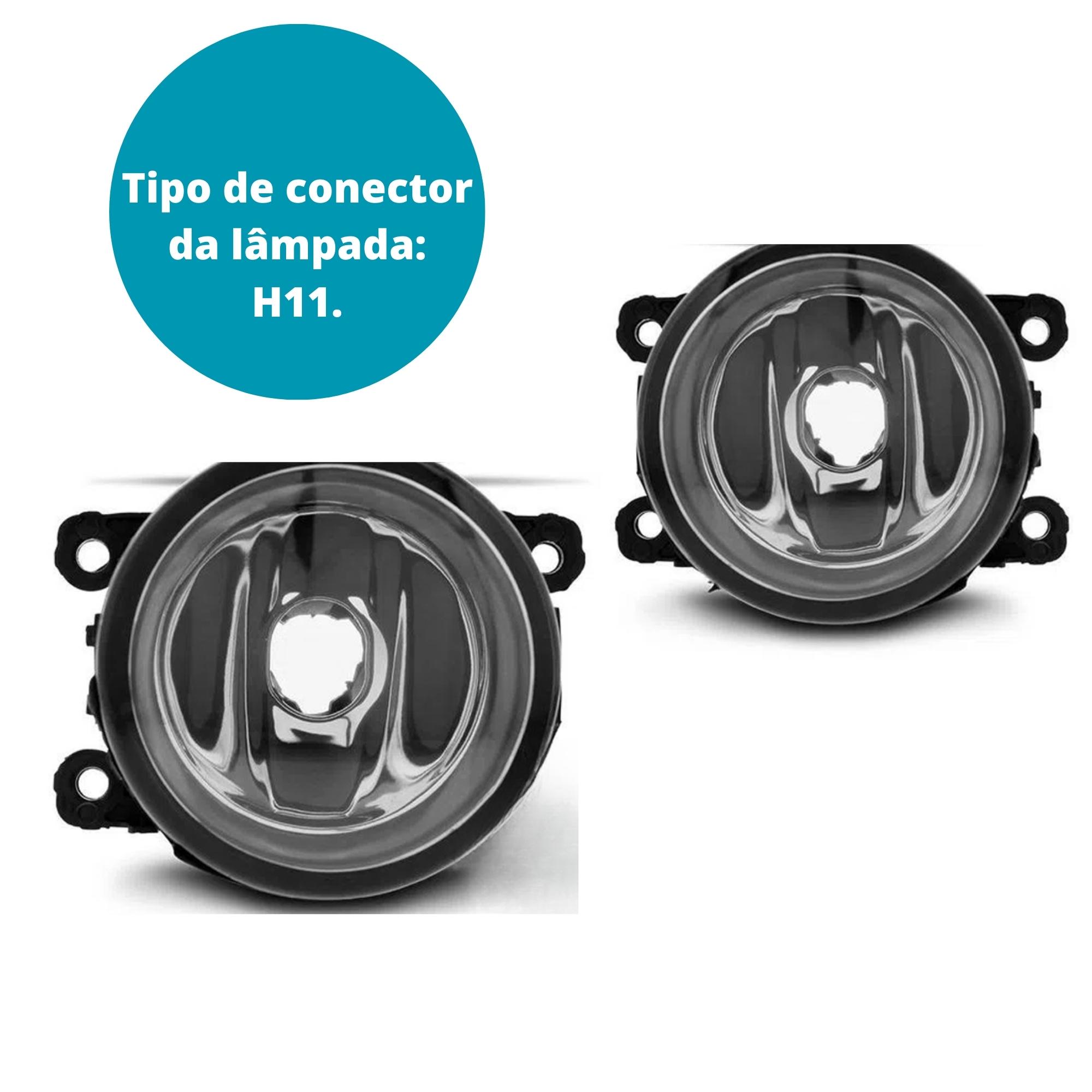 Kit Farol De Milha Logan/Sandero 2007/2011 Clio/Duster 2013/2016, Botão Alternativo Suits STS907RN