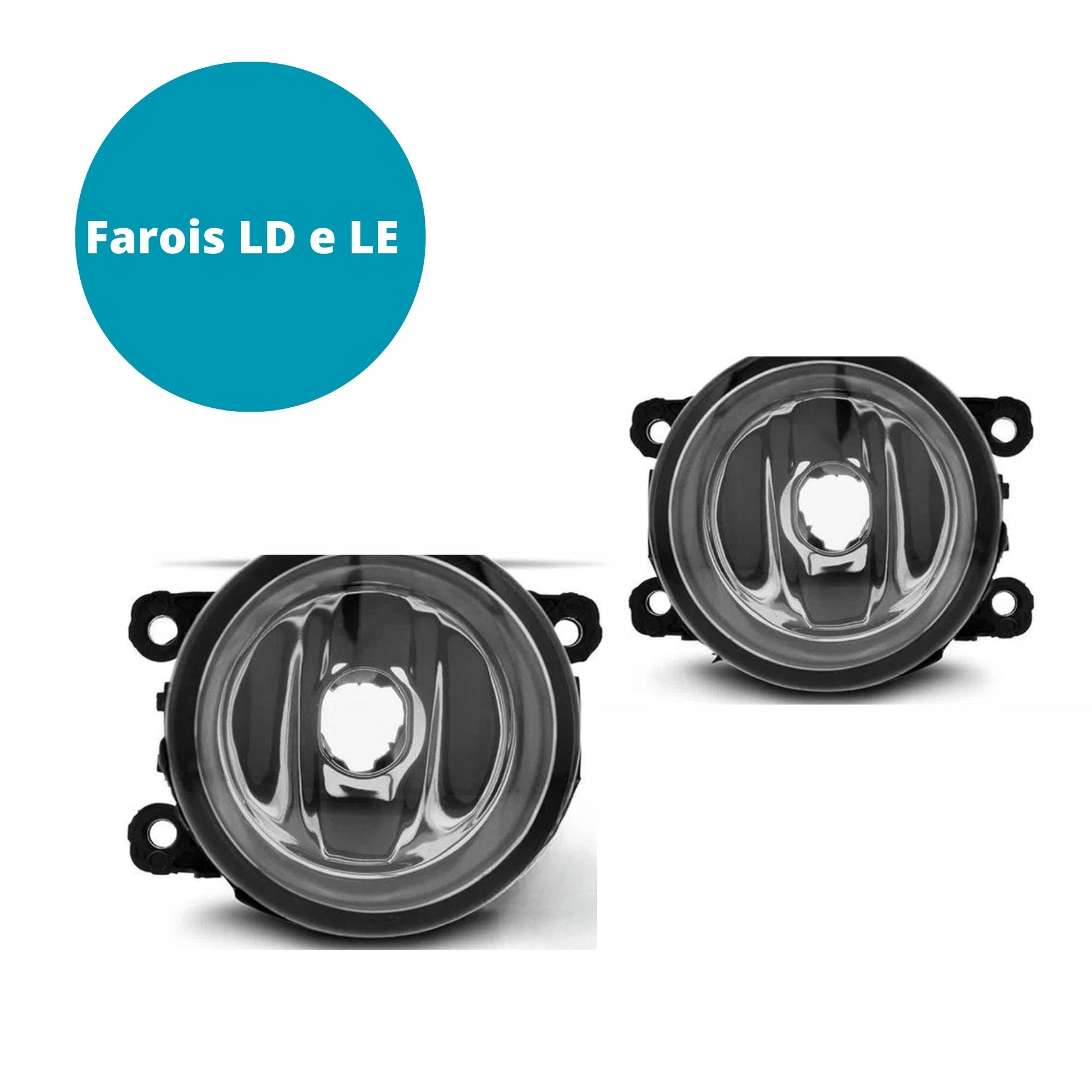 Kit Farol De Milha Logan/Sandero 2007/2011 Clio/Duster 2013/2016, Botão Alternativo Suits STS907RN