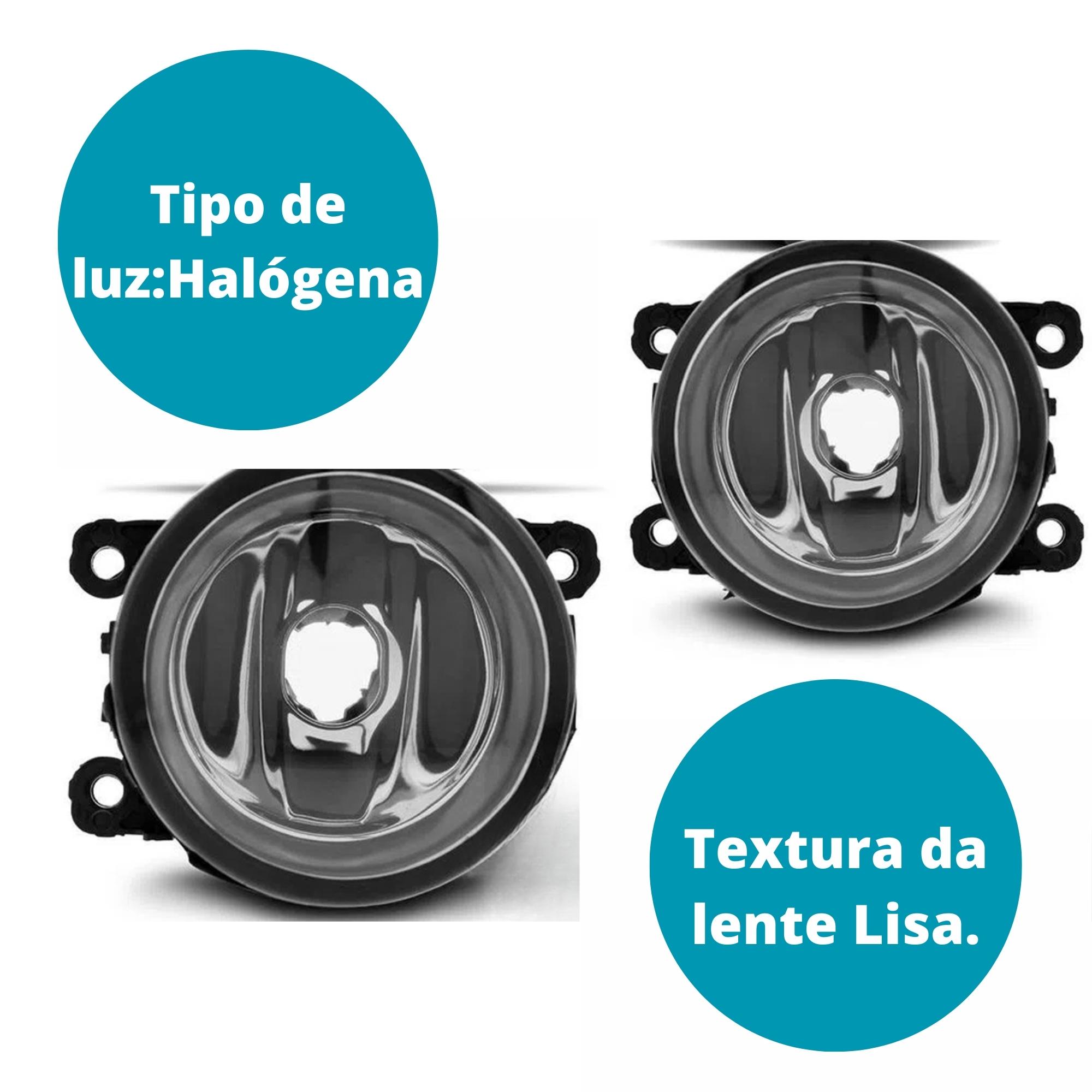 Kit Farol De Milha Logan/Sandero 2007/2011 Clio/Duster 2013/2016, Botão Alternativo Suits STS907RN