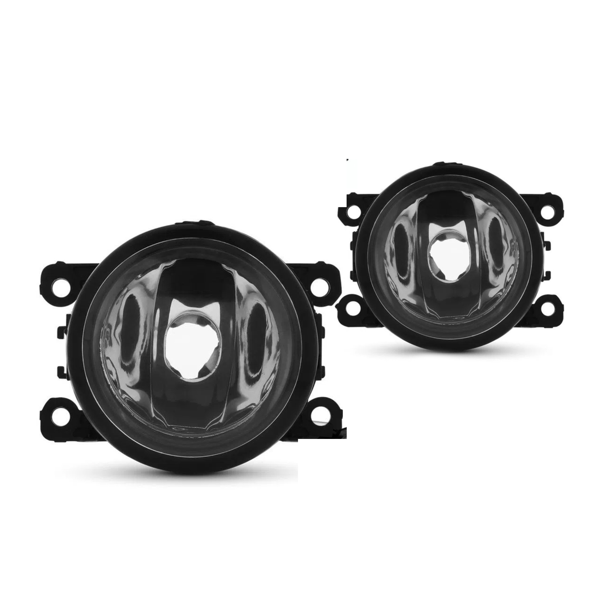 Kit Farol De Milha Sandero 2015/2017 Lente de Vidro Cromo e Botão Alternativo Suits-STS908RN-V