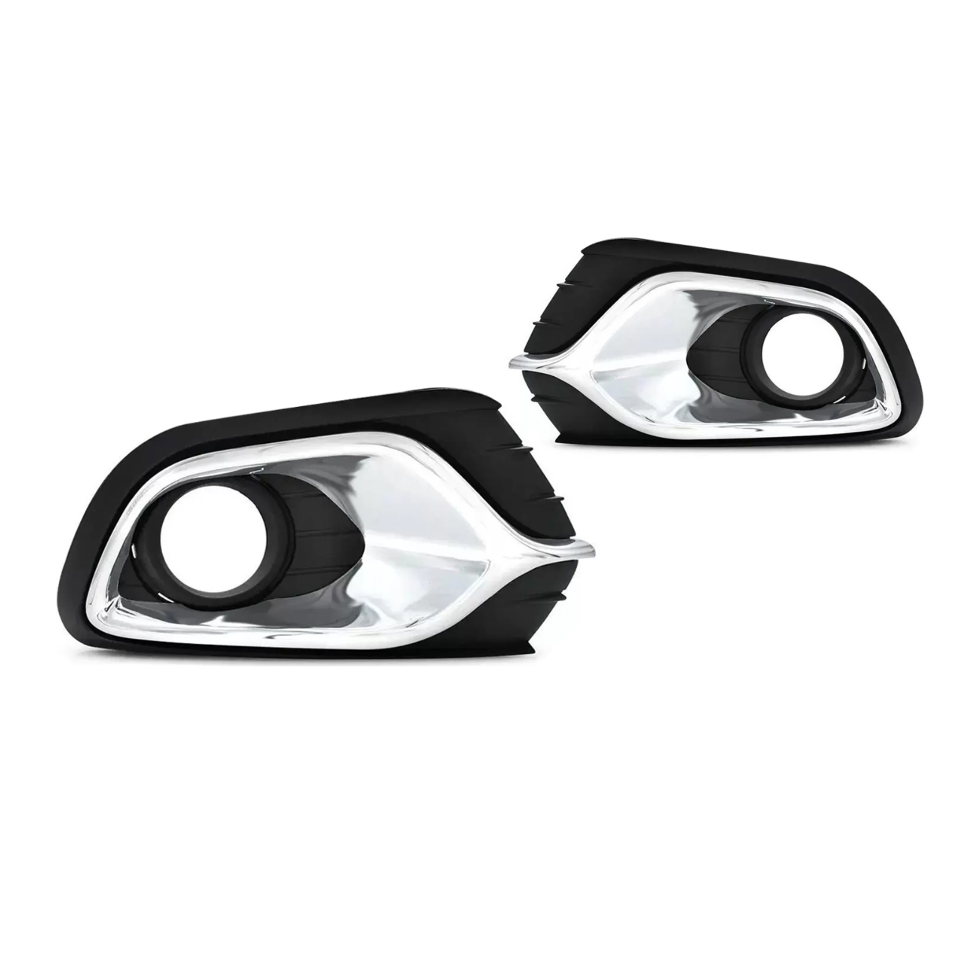 Kit Farol De Milha Sandero 2015/2017 Lente de Vidro Cromo e Botão Alternativo Suits-STS908RN-V