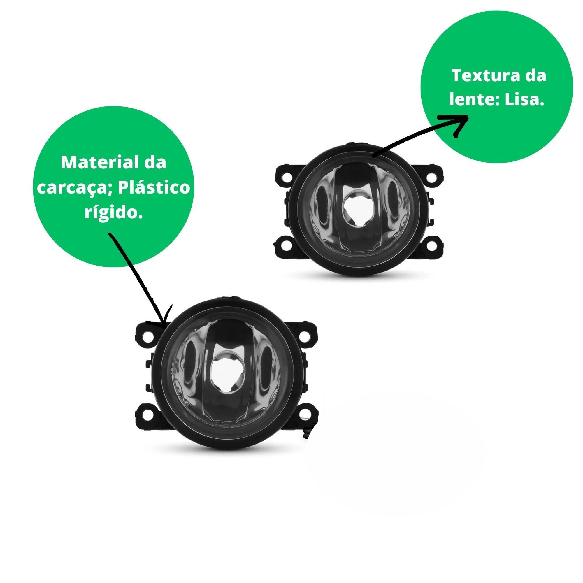 Kit Farol de Milha Sandero 2015 a 2017 Moldura Botão Alternativo Suits - STS908RN
