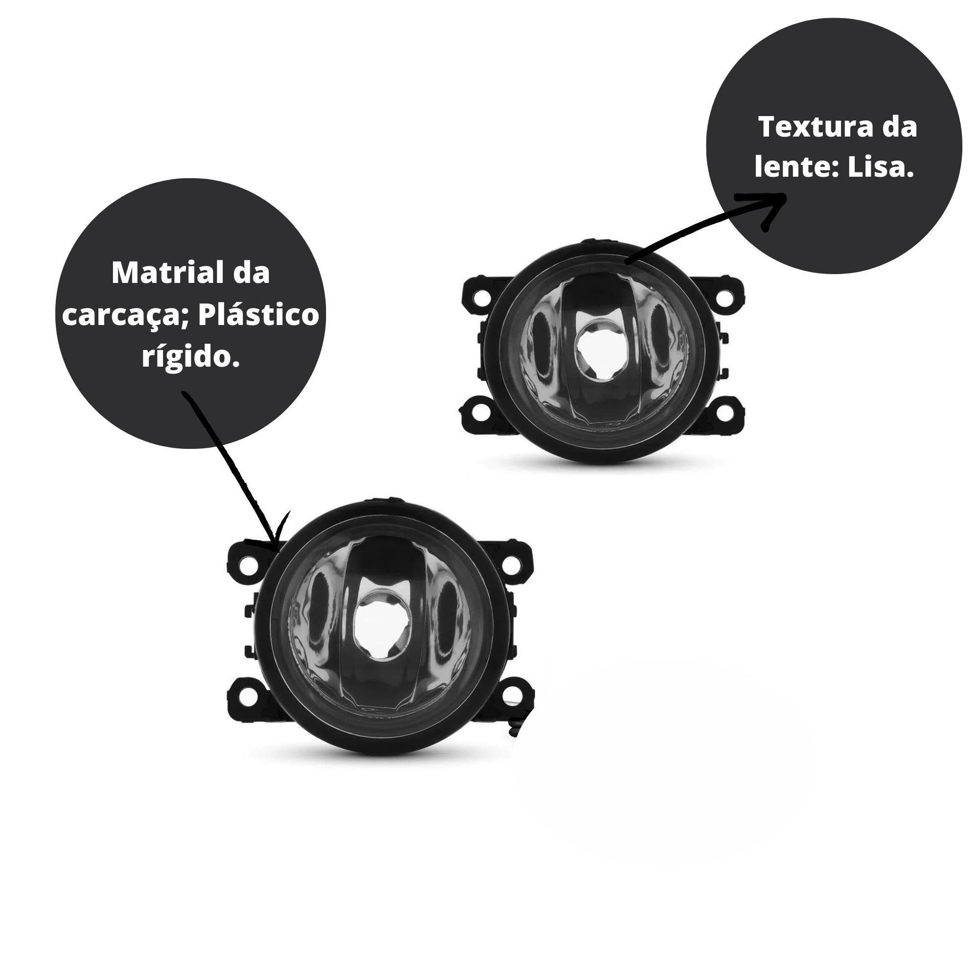 KIt Farol de Milha Logan Sandero Oroch Moldura Alternativo Colante Suits - STS905RN