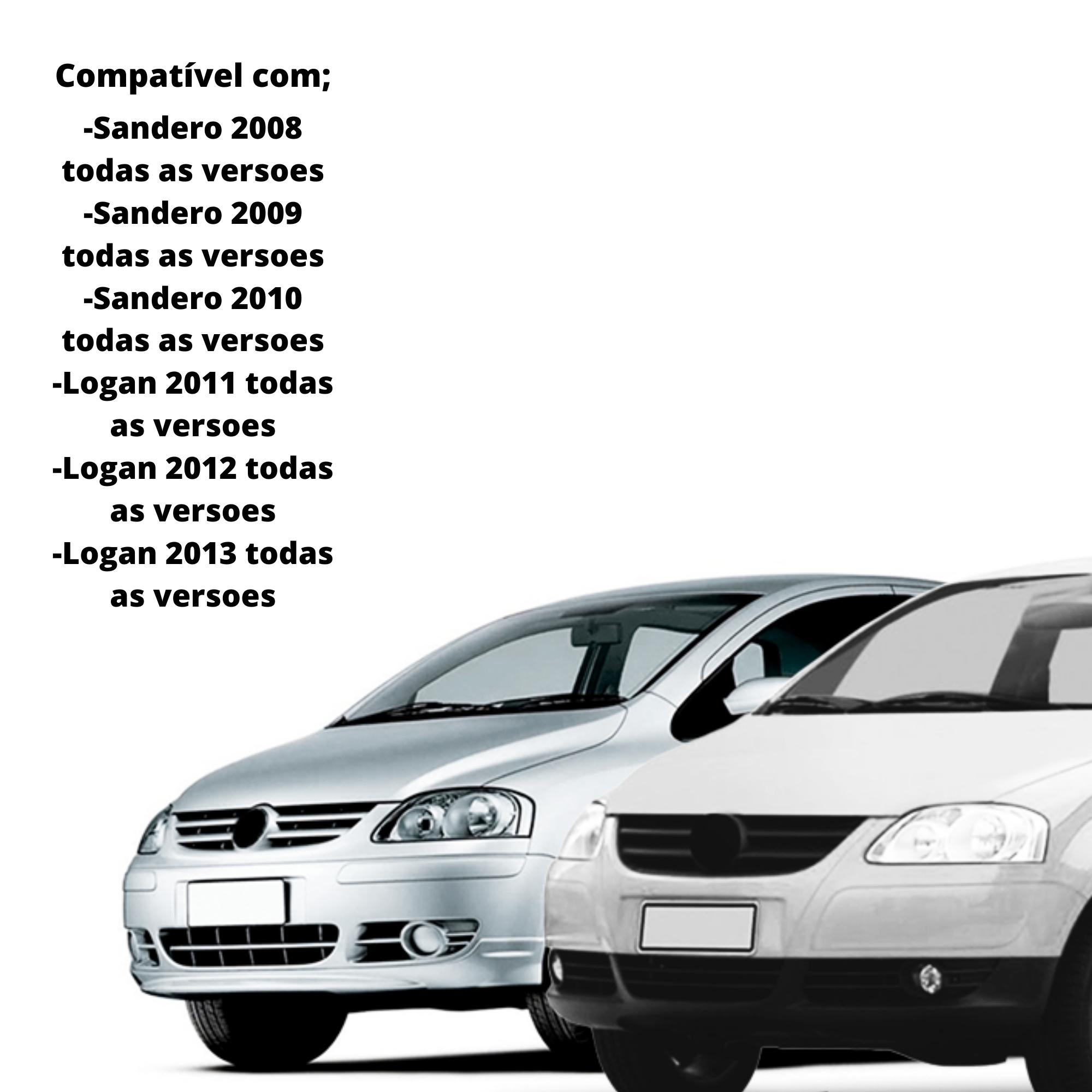 KIt Farol de Milha Logan Sandero Oroch Moldura Alternativo Colante Suits - STS905RN