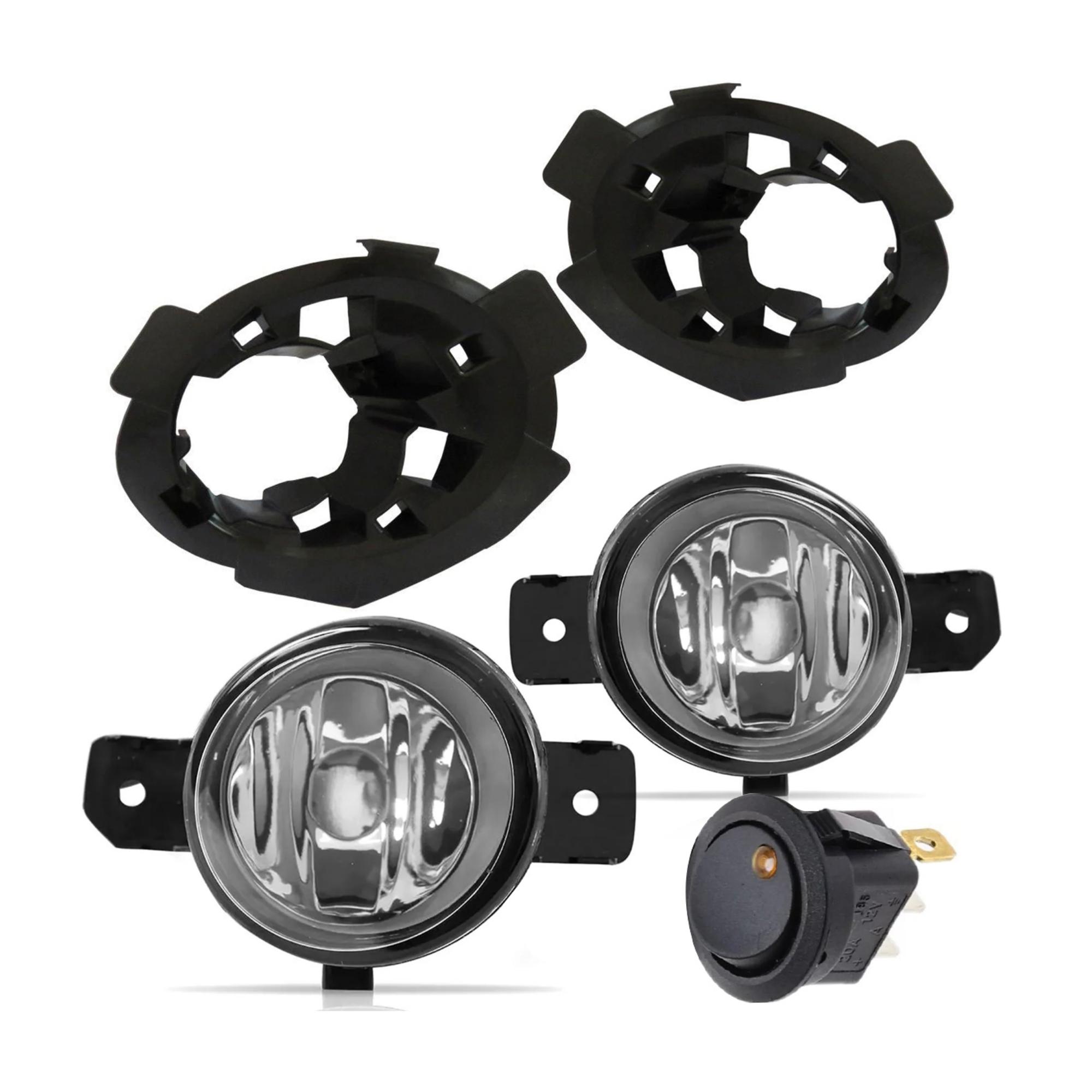 Kit Farol de Milha Renault Master 2015 a 2022 Botão Alternativo 3 Pin Suits - STS918RN