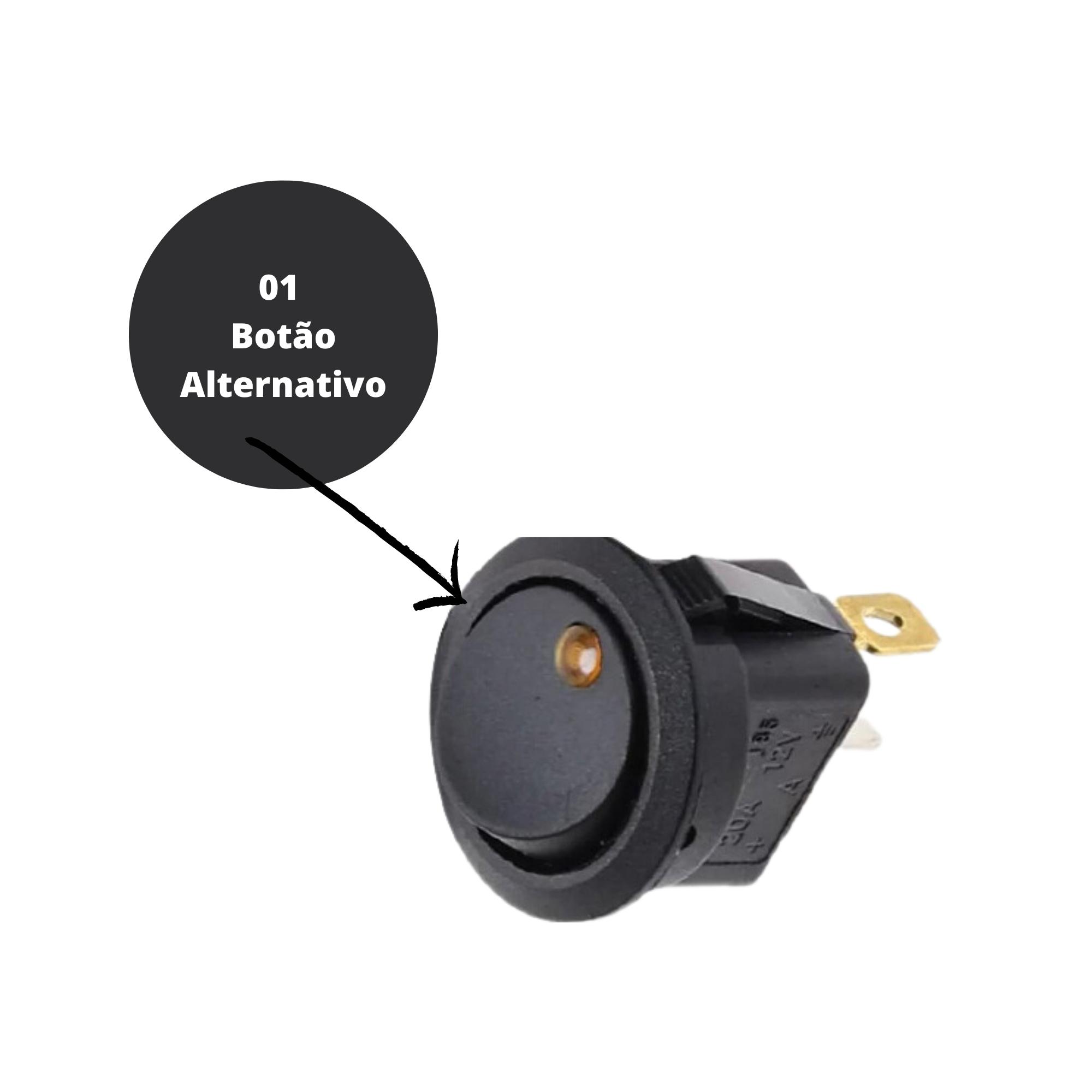 Kit Farol de Milha Renault Master 2015 a 2022 Botão Alternativo 3 Pin Suits - STS918RN