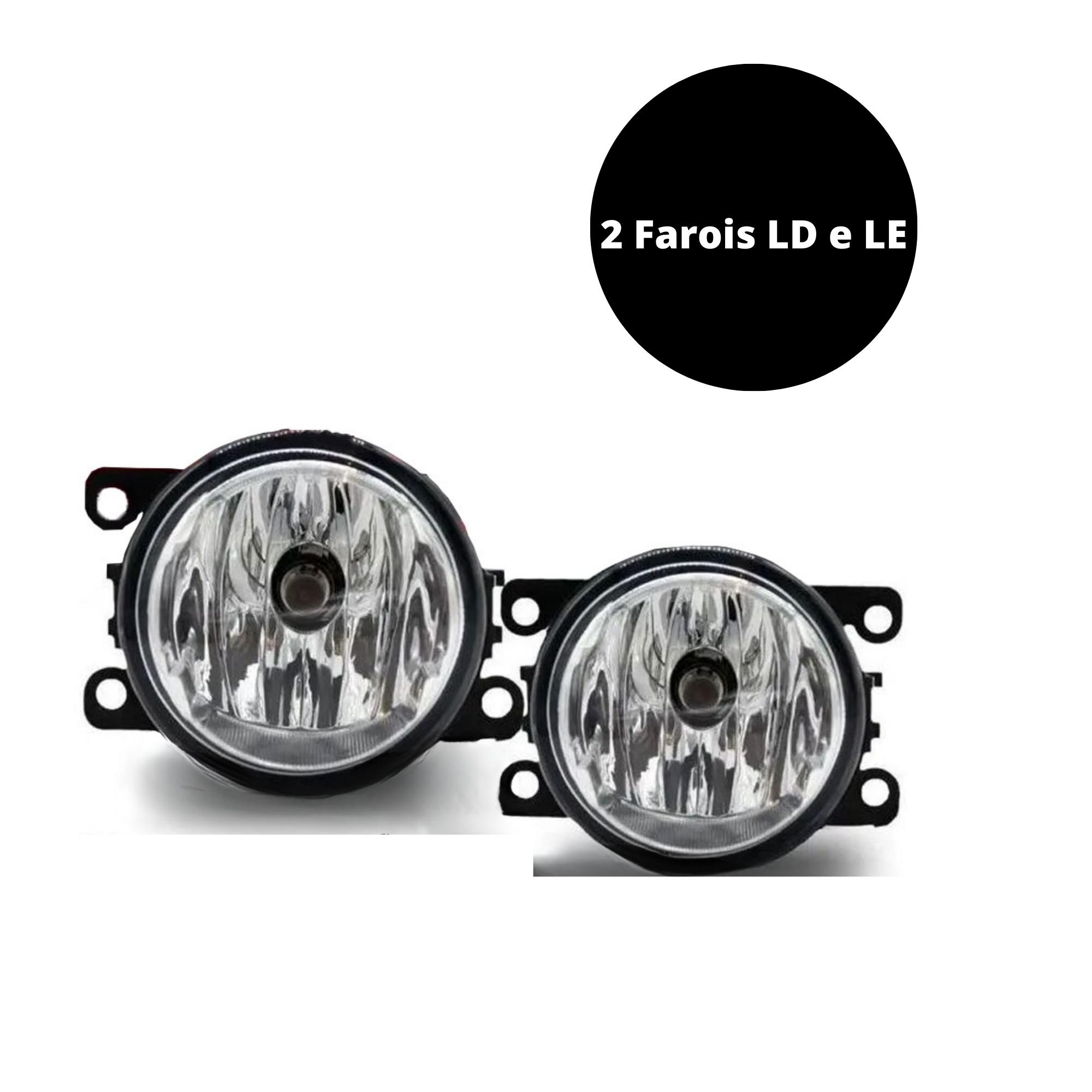 Kit Farol de Milha C3 2009 a 2012 com Botão Alternativo Colante Suits - STS1101CT