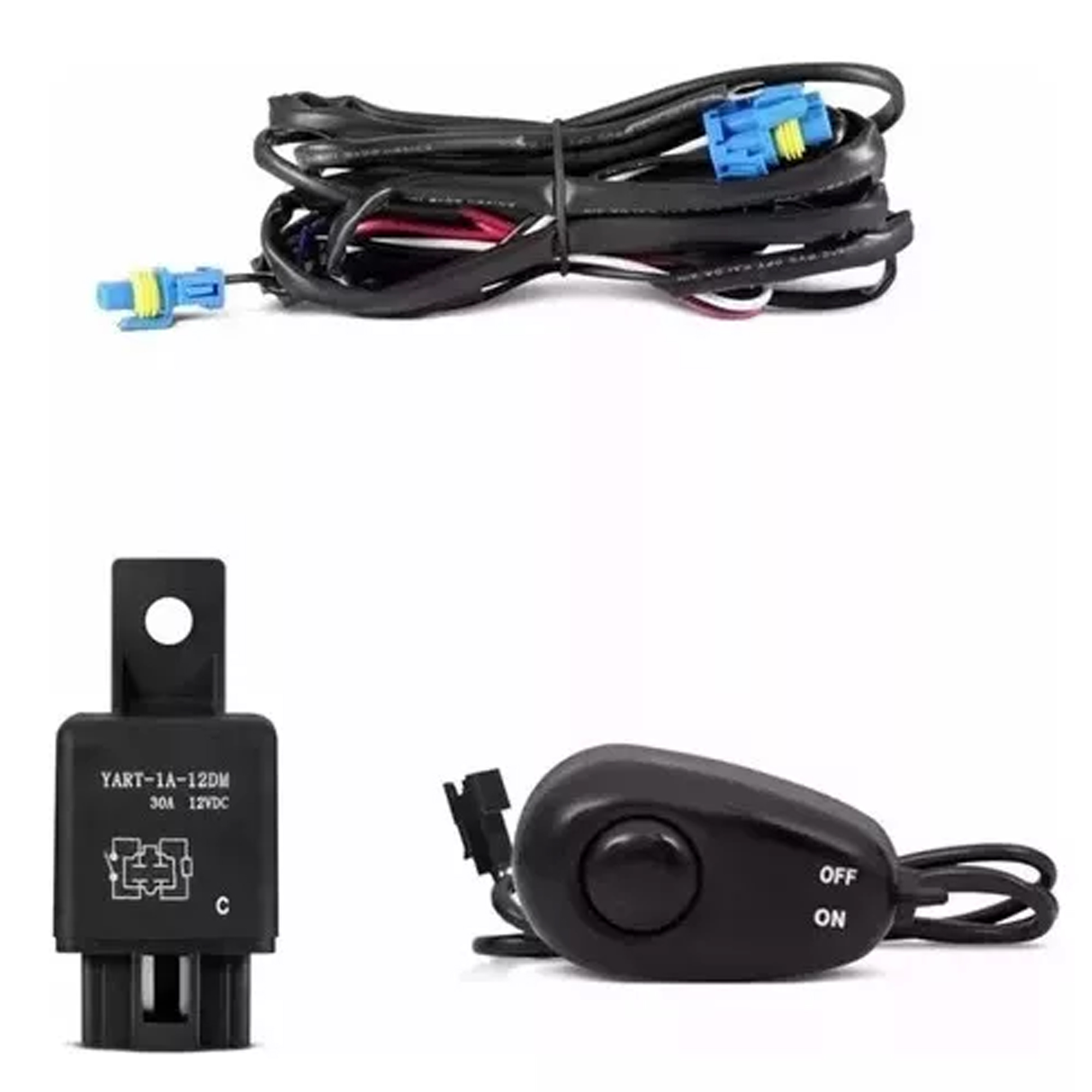 Kit Farol de Milha Renegade 2015 a 2017 Moldura Cinza Botão Alternativo Colante Suits - STS091JP