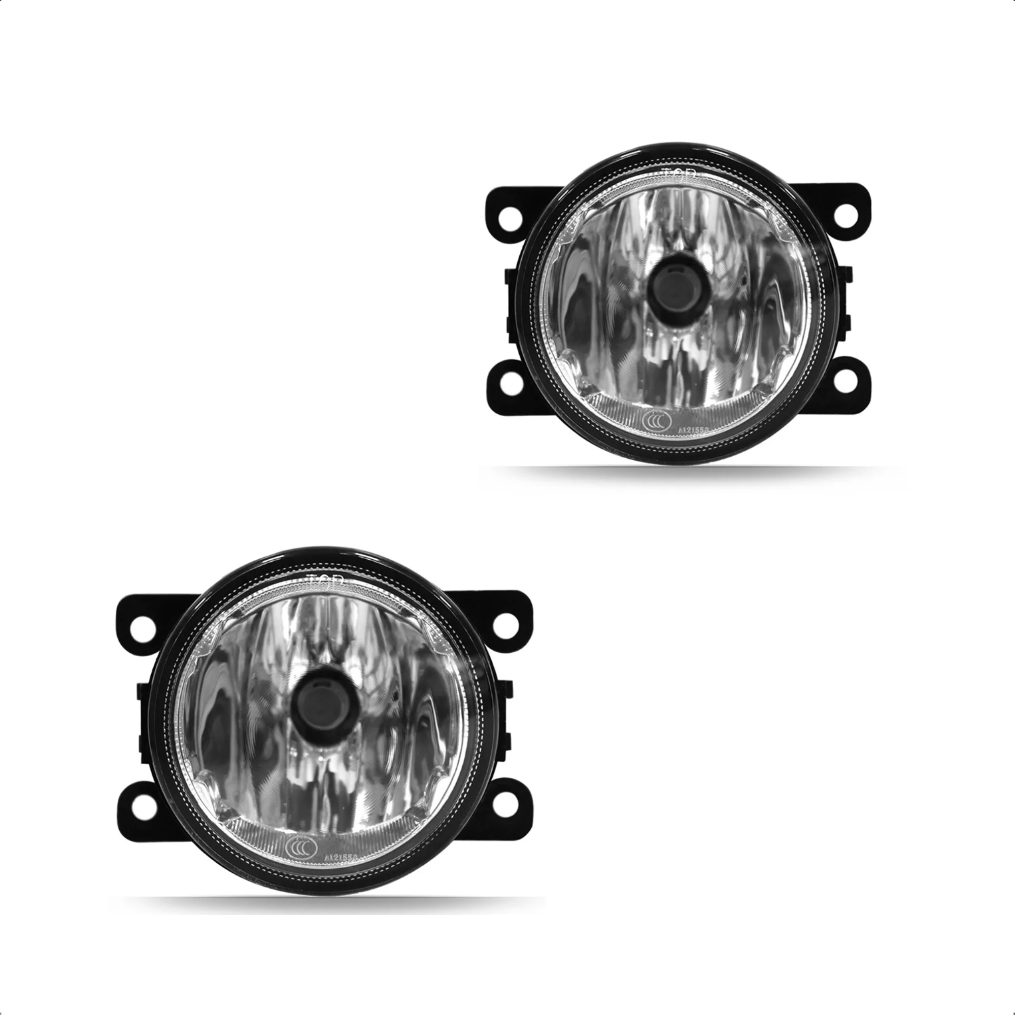 Kit Farol de Milha Renegade 2019 a 2020 Aro Farol de Led Botão Modelo de Fabrica - Suits STS096JP
