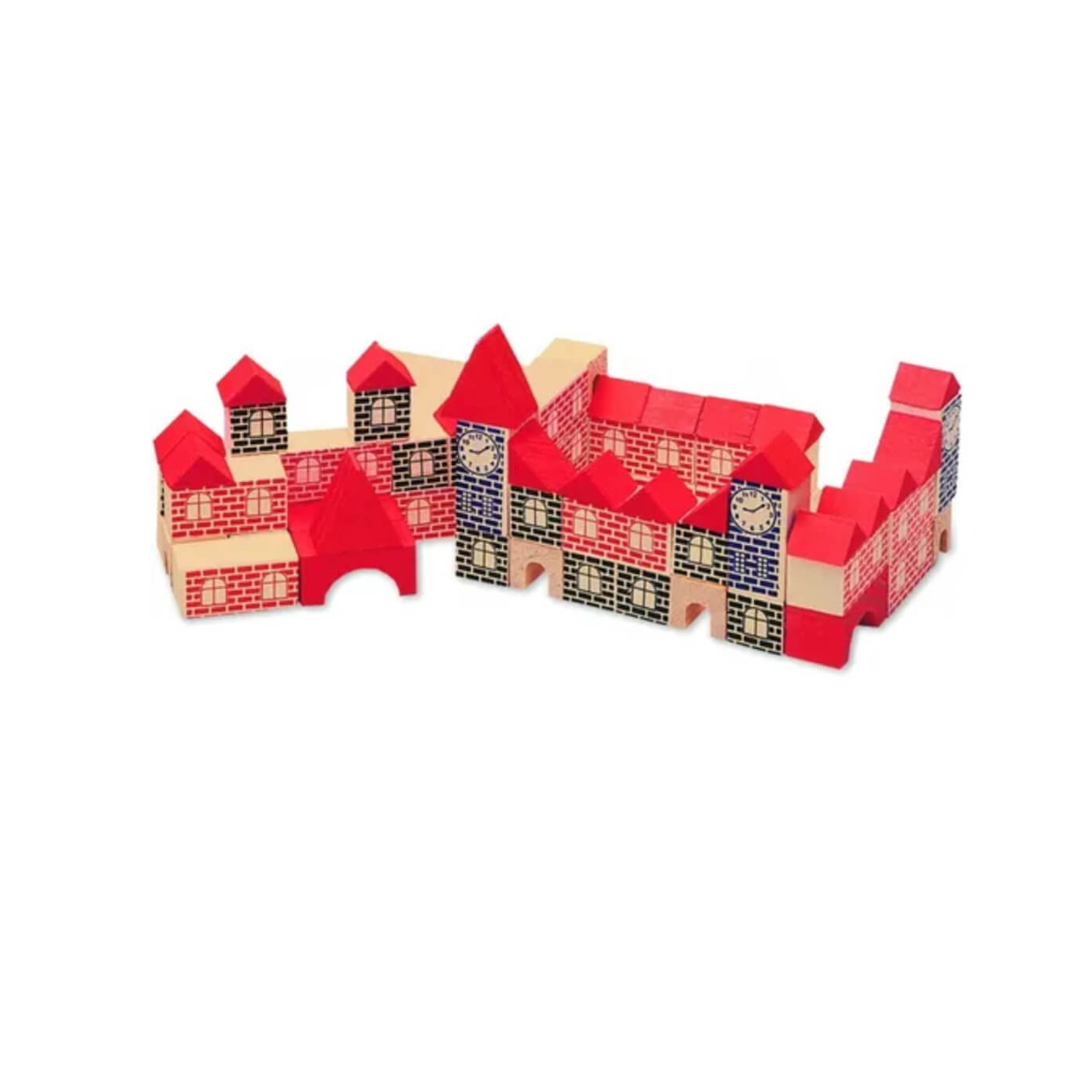 COMP Kit Brinquedo De Engenheiro Minha Mochilinha Infantil 100 Peças + Bloco de Montar Engenheiro 120 Peças
