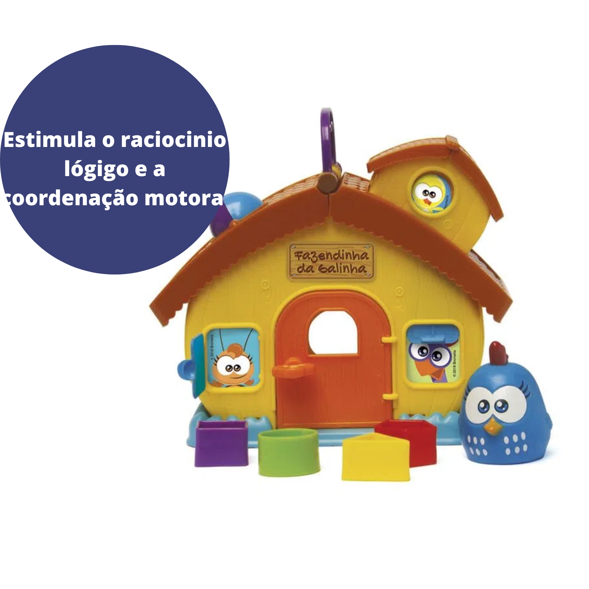 Brinquedo Infantil Fazendinha da Galinha Pintadinha Mini 24cm em Plástico Elka - 1088