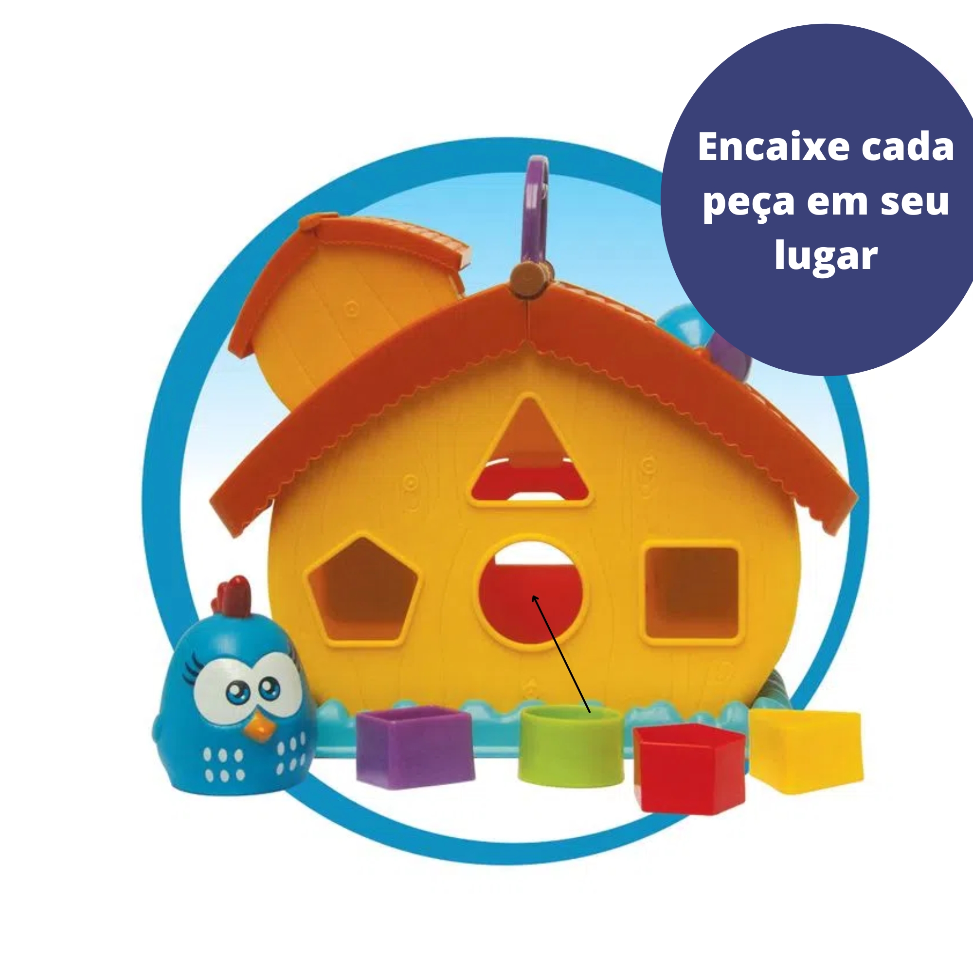 Brinquedo Infantil Fazendinha da Galinha Pintadinha Mini 24cm em Plástico Elka - 1088