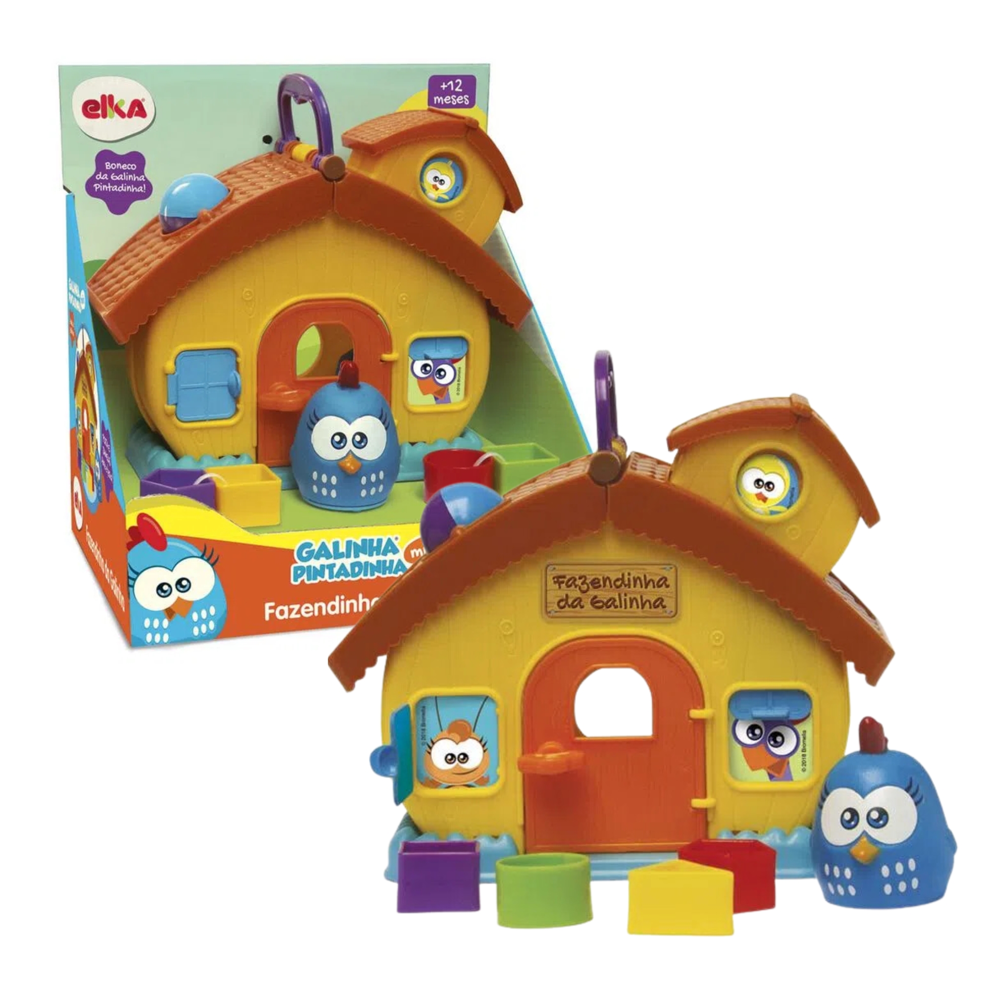 Brinquedo Infantil Fazendinha da Galinha Pintadinha Mini 24cm em Plástico Elka - 1088