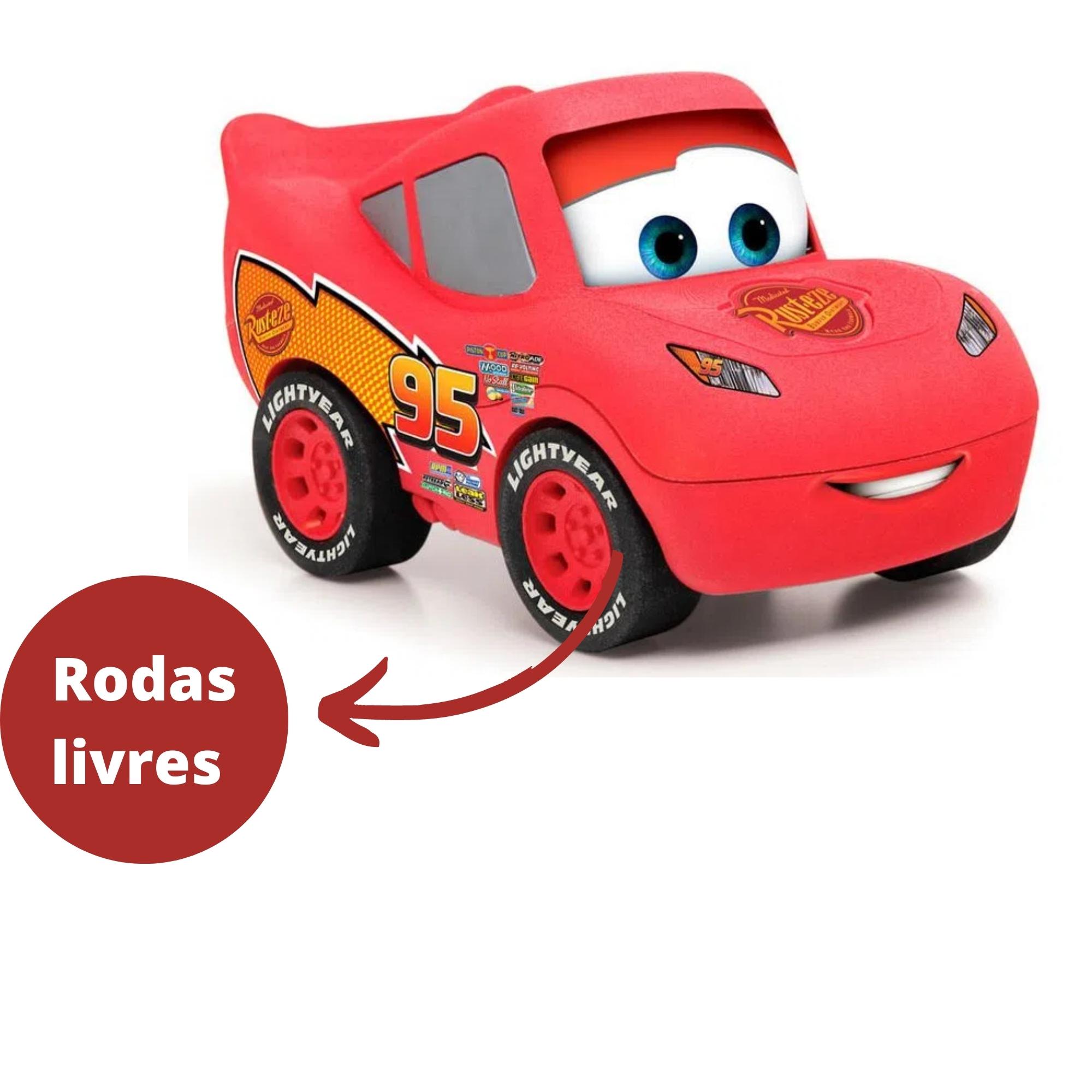 Brinquedo Carrinho Relâmpago Mcqueen Vermelho 18cm Elka - 1182