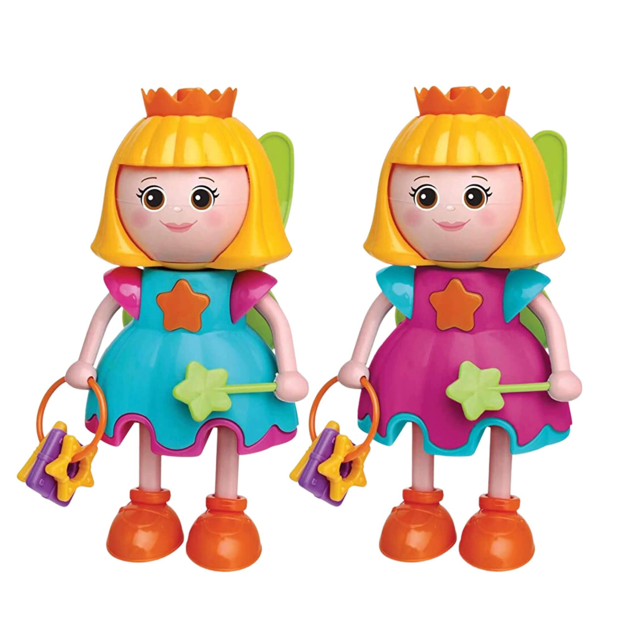Brinquedo Sortido Boneca Som Flora Fadinha De Atividades 22 cm Articulada Muda Expressão Elka-750