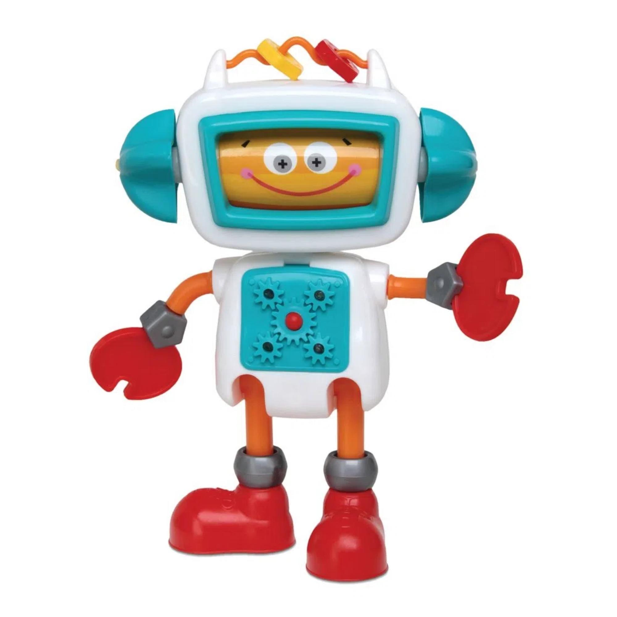 Brinquedo Infantil Roby Robô de Atividades 30cm em Plástico Elka - 671