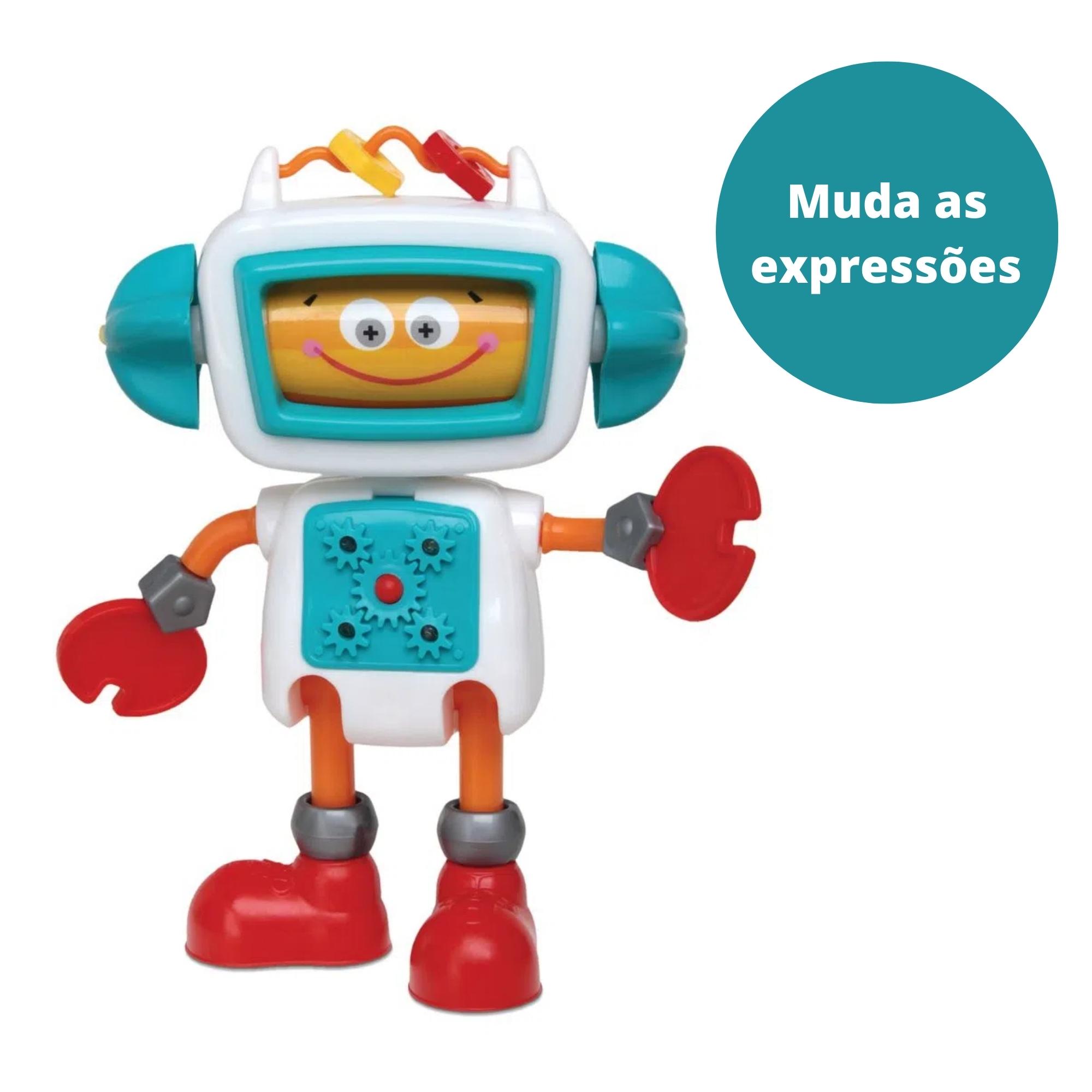 Brinquedo Infantil Roby Robô de Atividades 30cm em Plástico Elka - 671