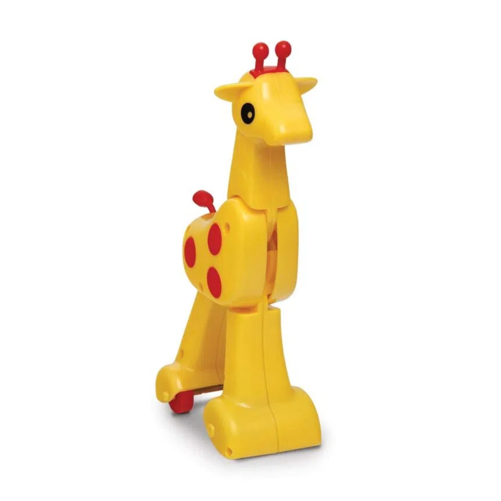Brinquedo Infantil Coleção CoreCore Gina Girafa 22cm Bolinhas Vermelha Plástico Elka Brinq -286