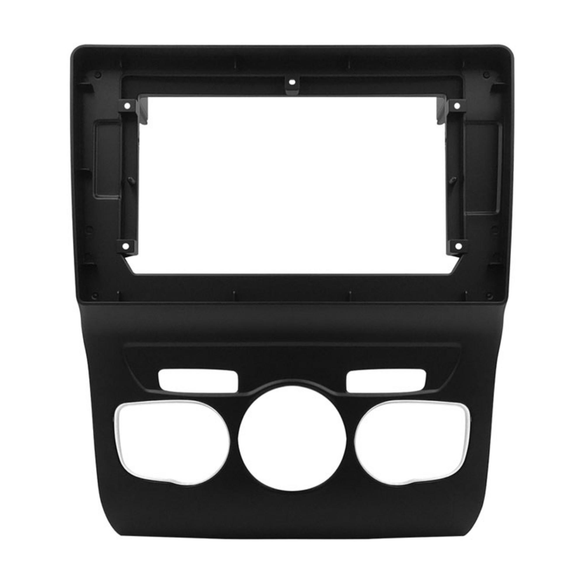 Moldura 10 Polegadas C4 Lounge 2013 2014 2015 2016 Preto Expex - EPX10CI002